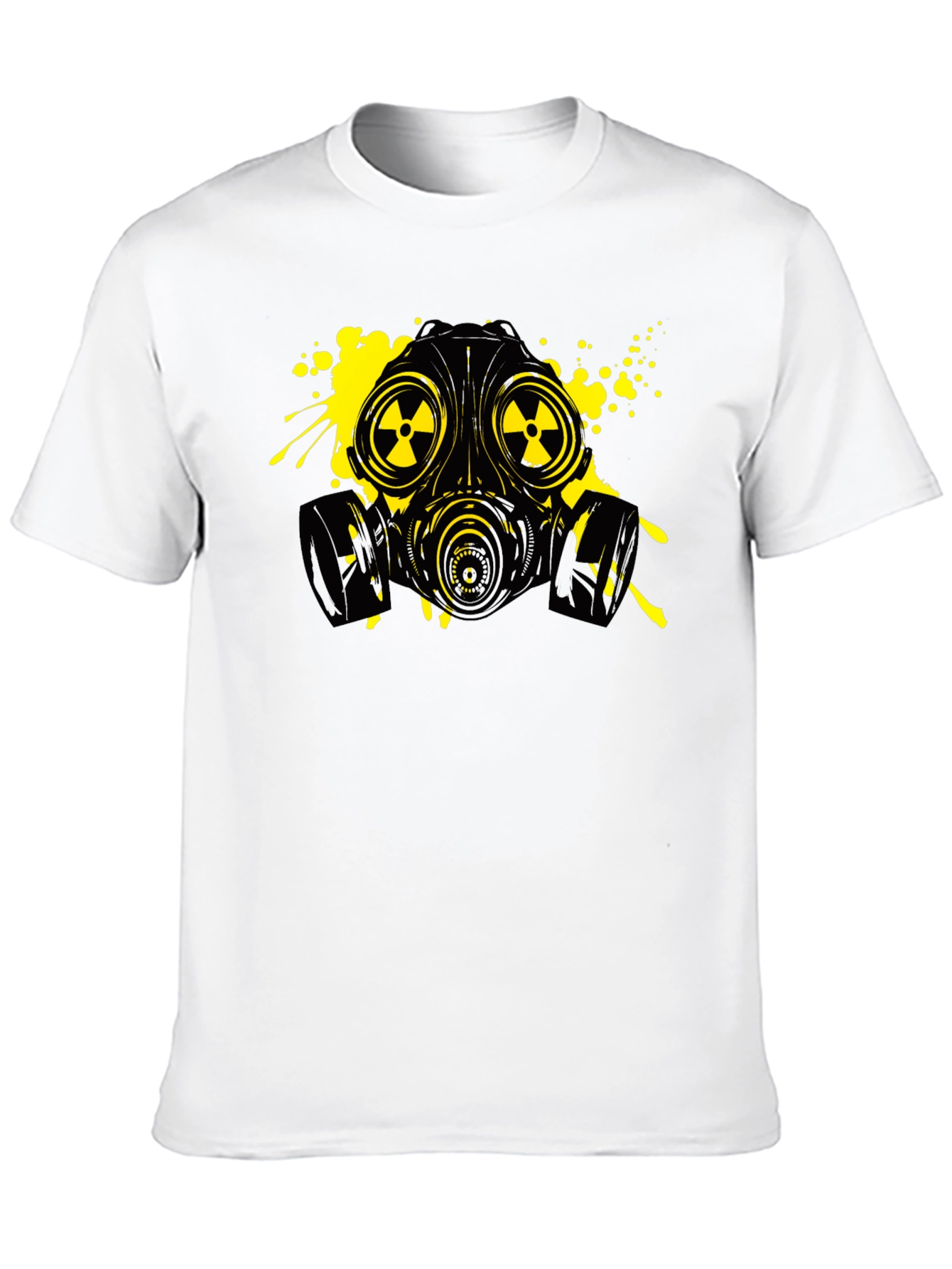 Gas Mask Graphic Tee - Black