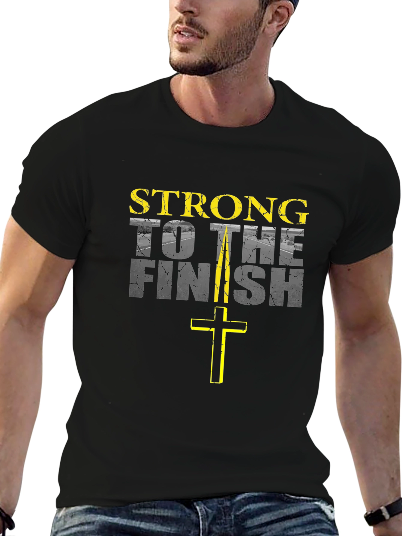 Strong to the Finish Graphic T-Shirt