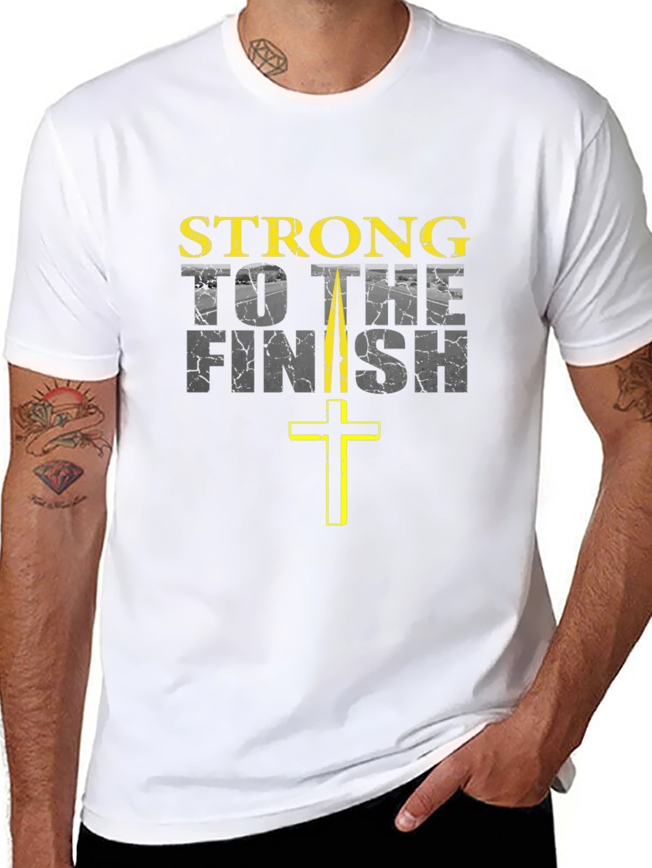 Strong to the Finish Graphic T-Shirt