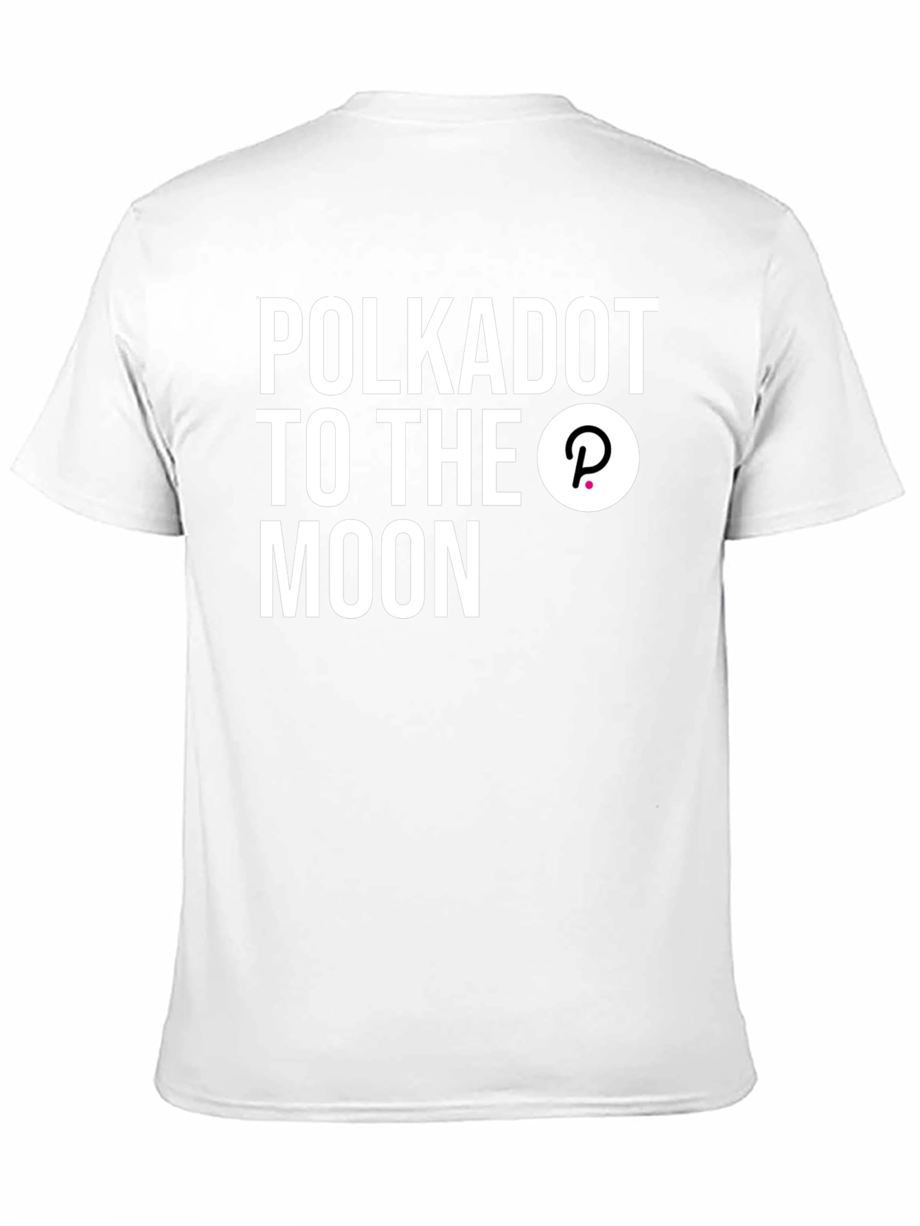 Polkadot Crypto To The Moon Black T-Shirt