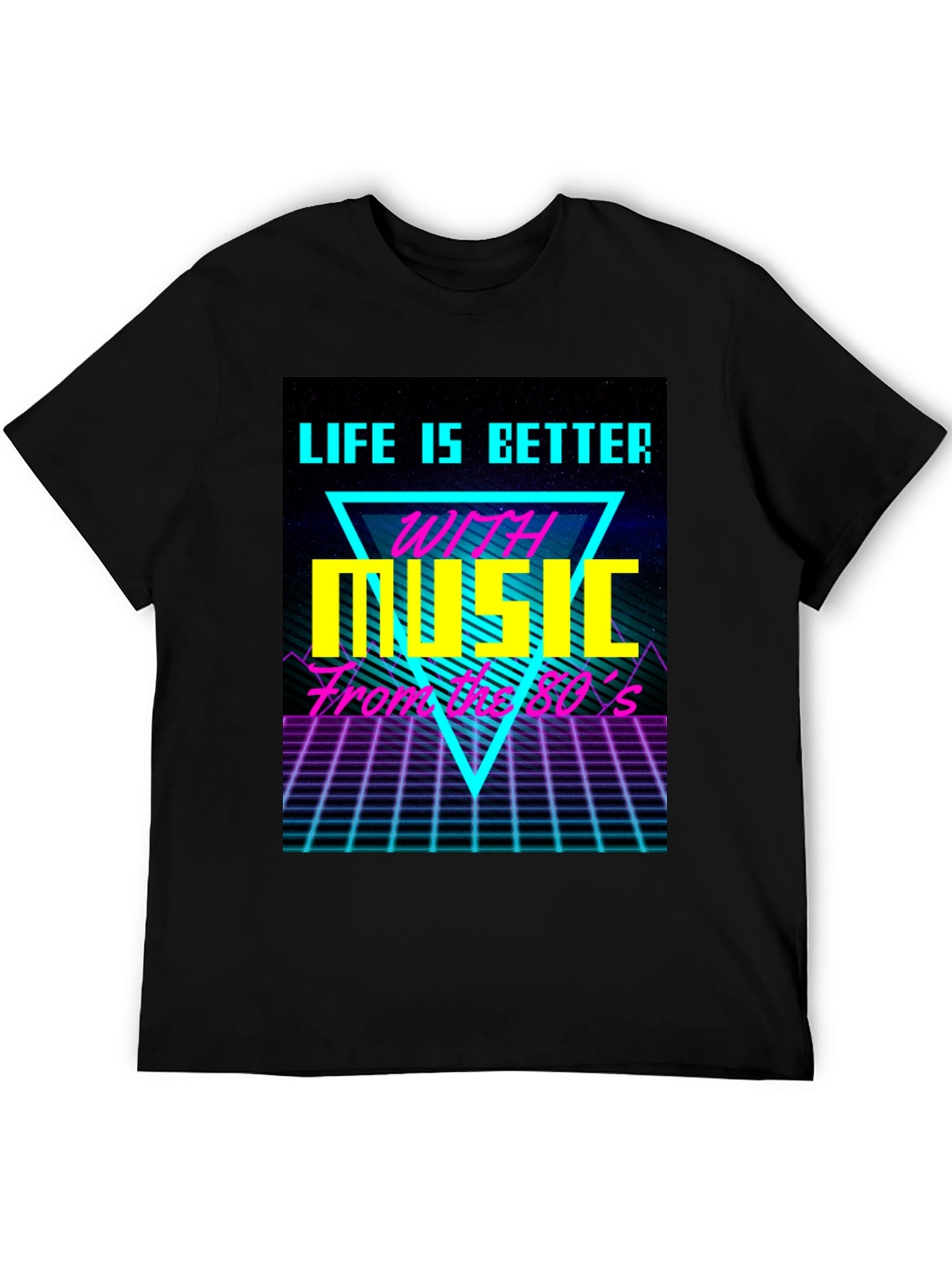 Life is Better with 80s Music Retro T-Shirt
