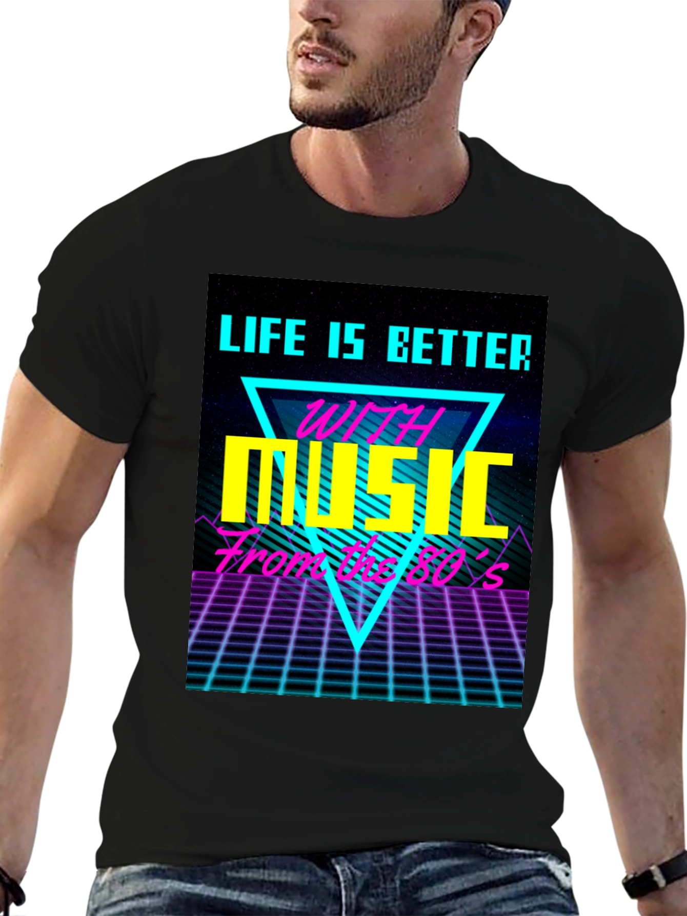 Life is Better with 80s Music Retro T-Shirt