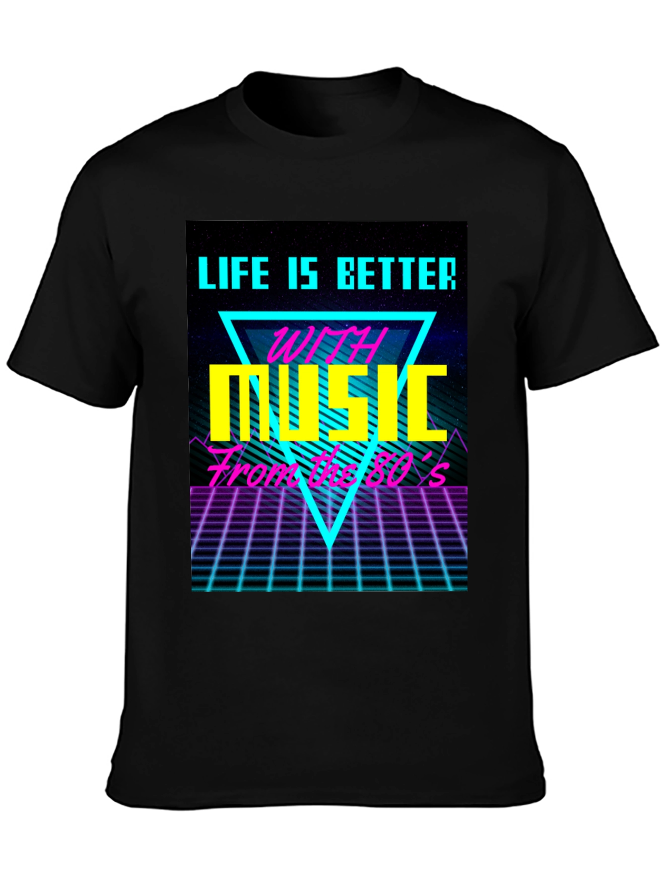 Life is Better with 80s Music Retro T-Shirt