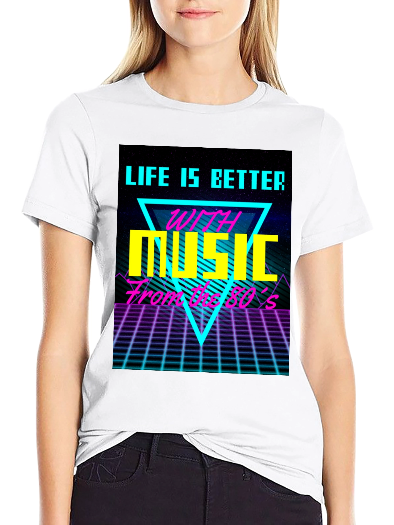 Life is Better with 80s Music Retro T-Shirt