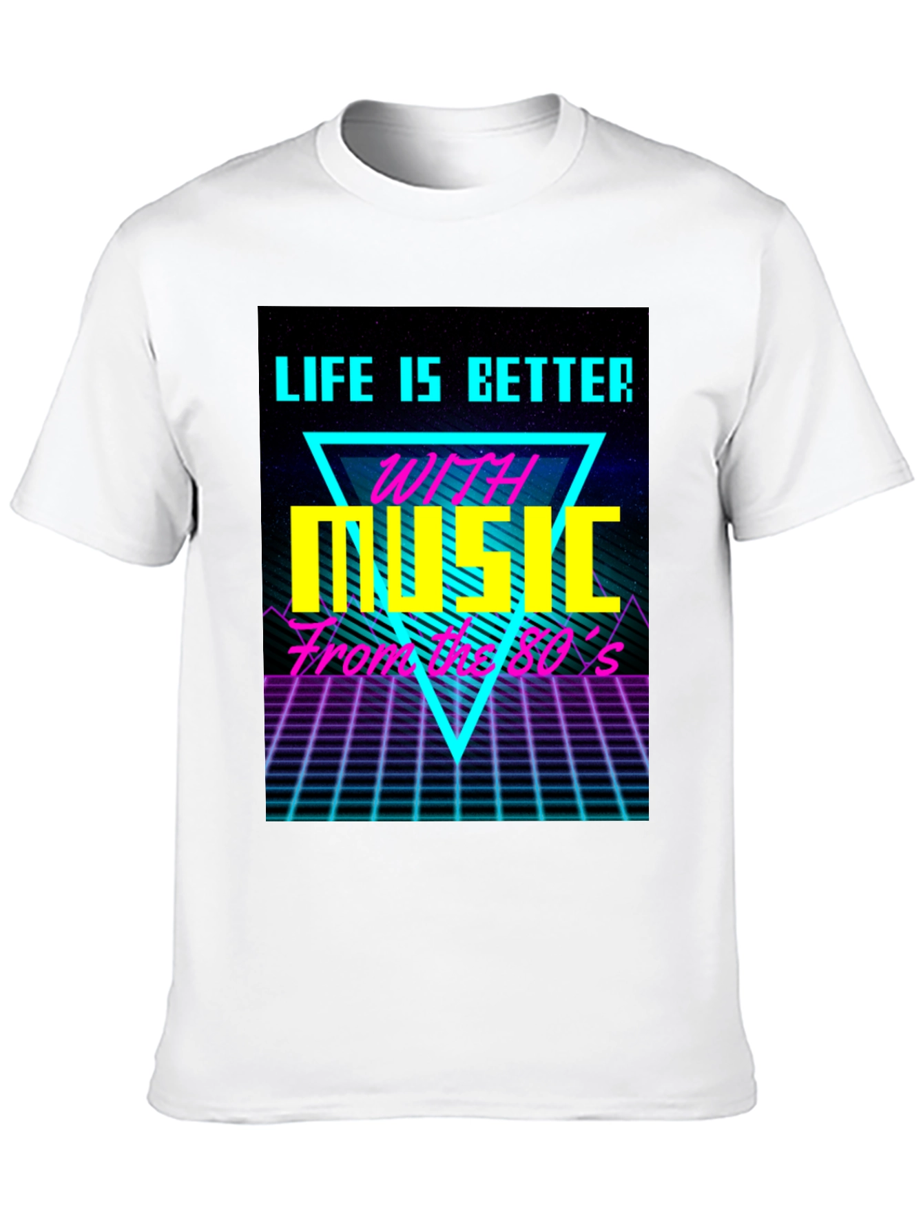 Life is Better with 80s Music Retro T-Shirt