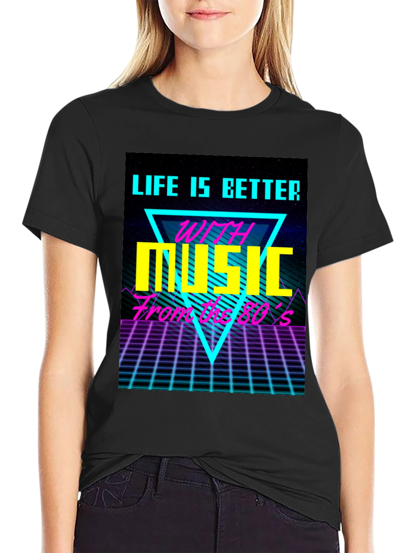 Life is Better with 80s Music Retro T-Shirt