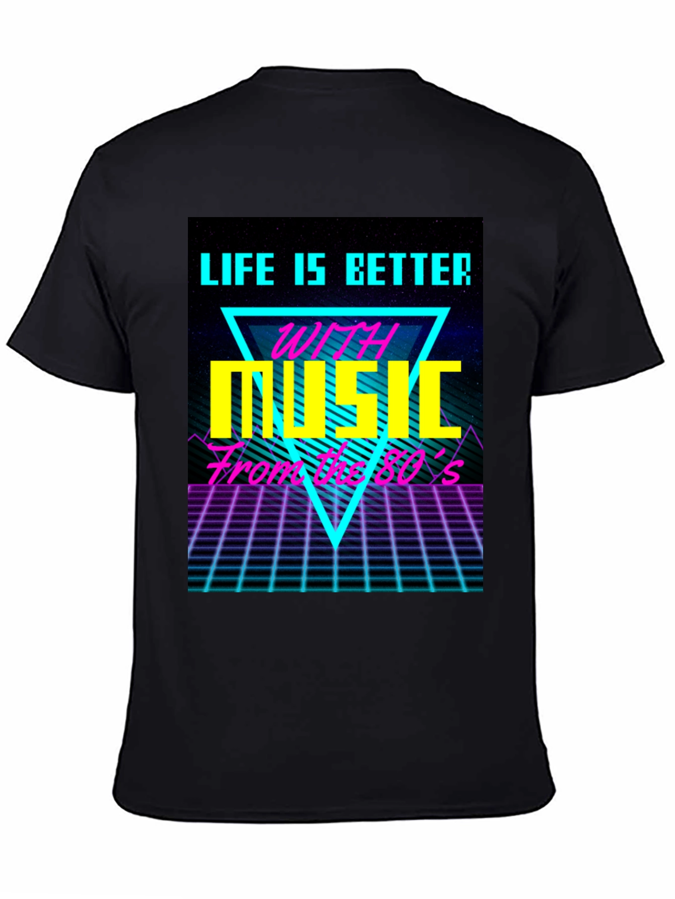 Life is Better with 80s Music Retro T-Shirt