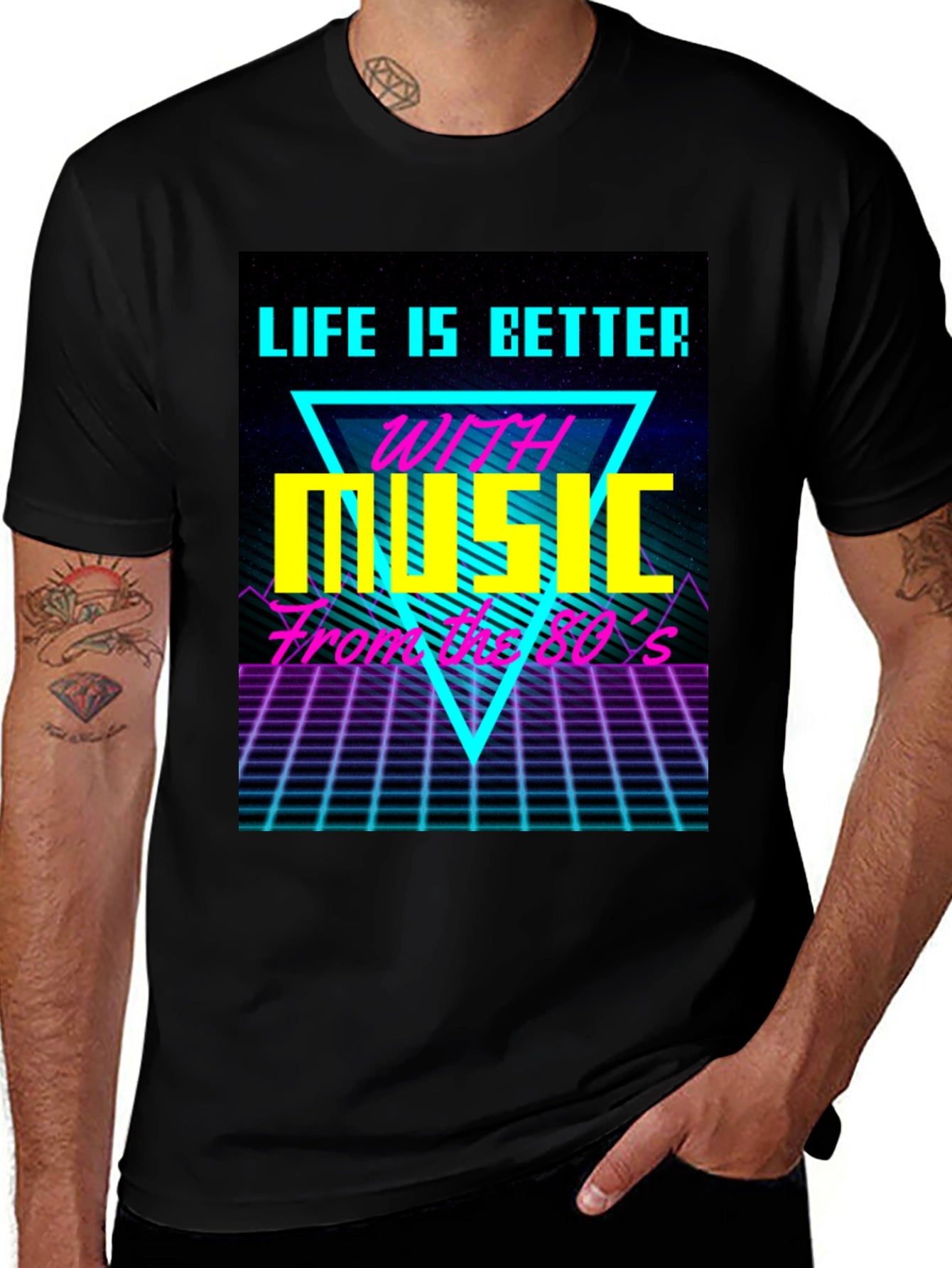 Life is Better with 80s Music Retro T-Shirt