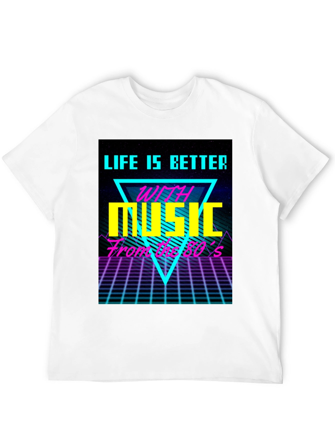 Life is Better with 80s Music Retro T-Shirt