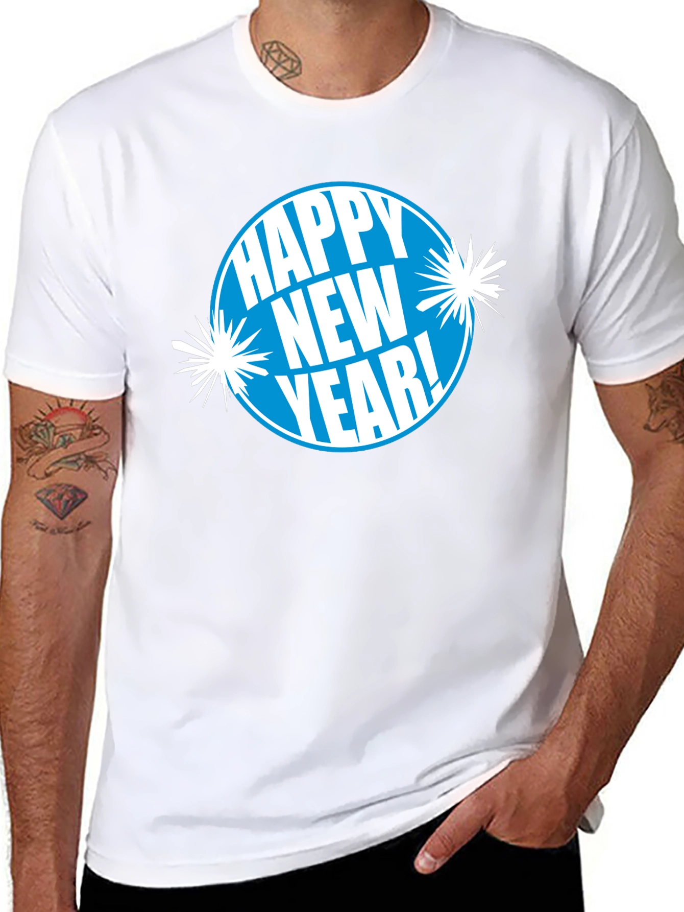 Happy New Year T-Shirt - Festive Holiday Tee