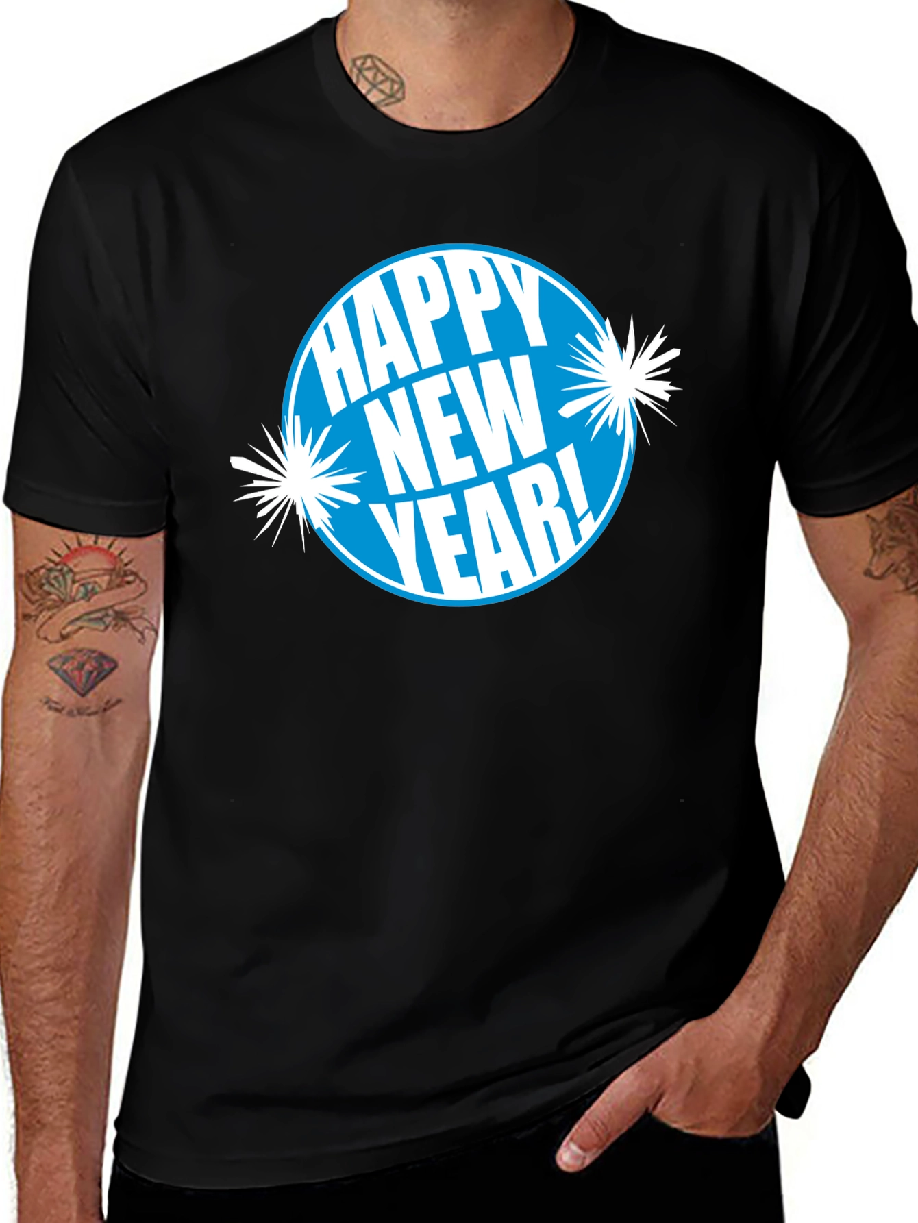 Happy New Year T-Shirt - Festive Holiday Tee