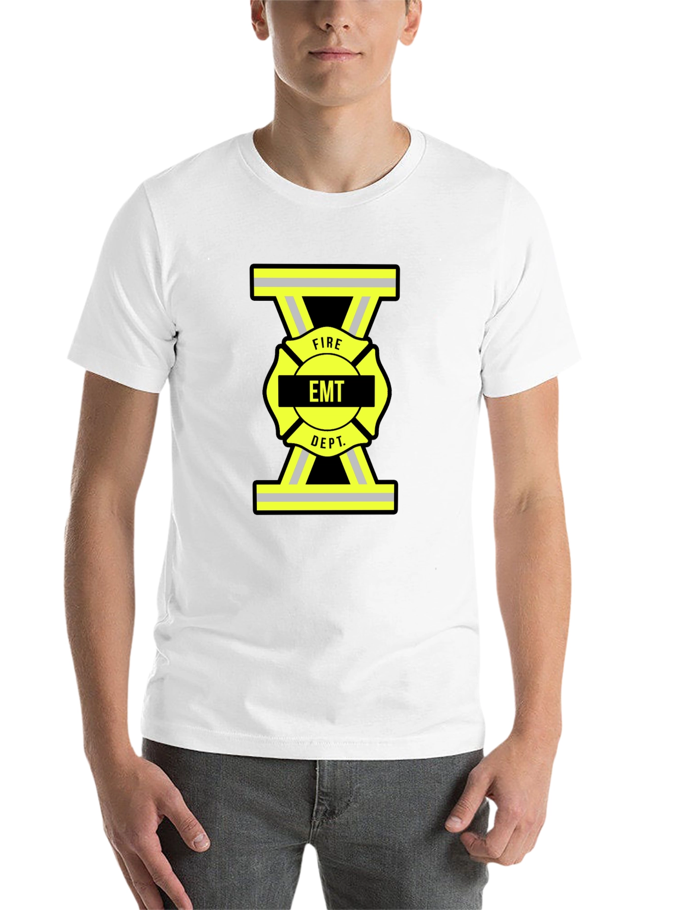 EMT Fire Dept. Black T-Shirt