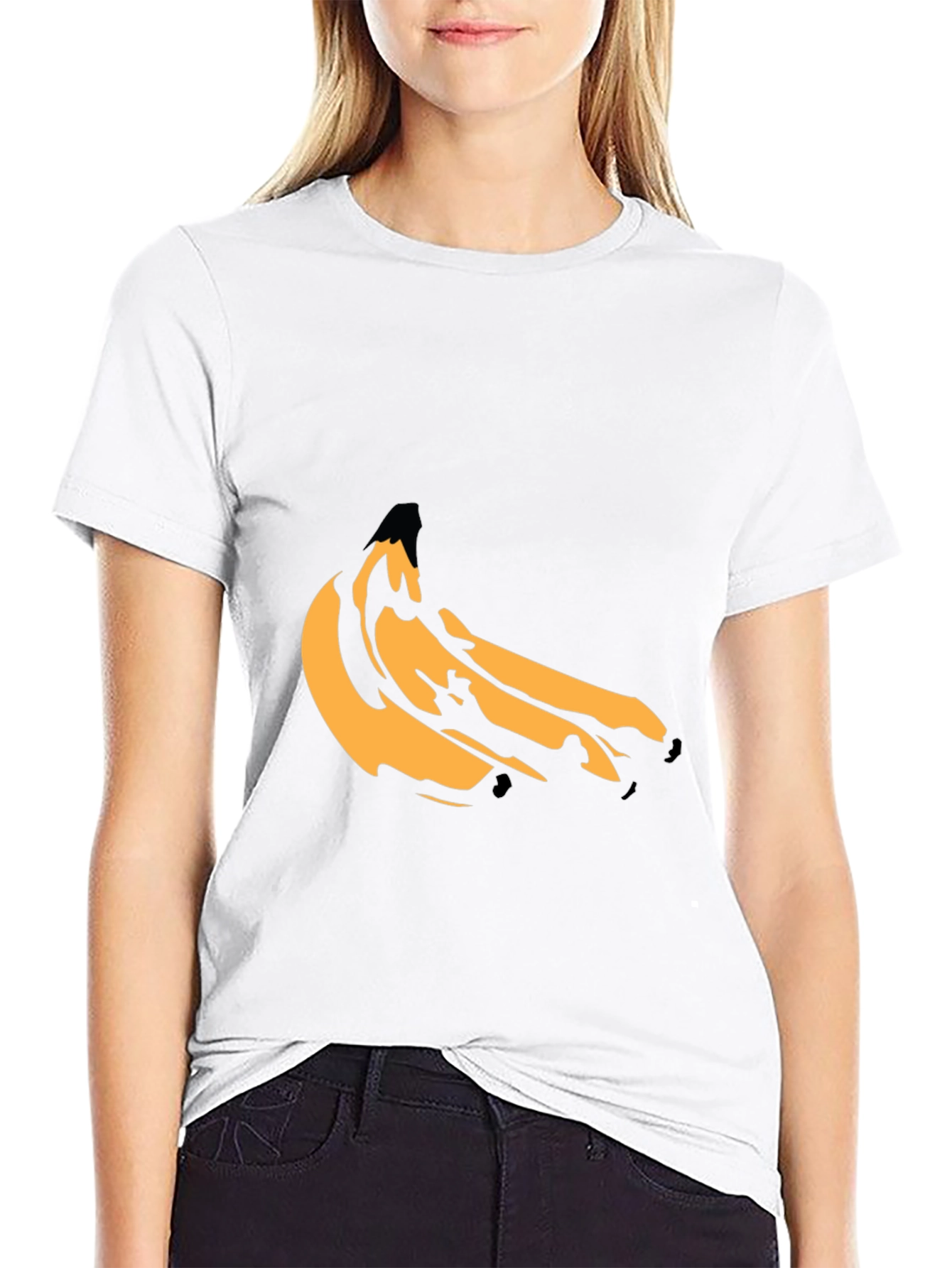 Banana Graphic Black T-Shirt