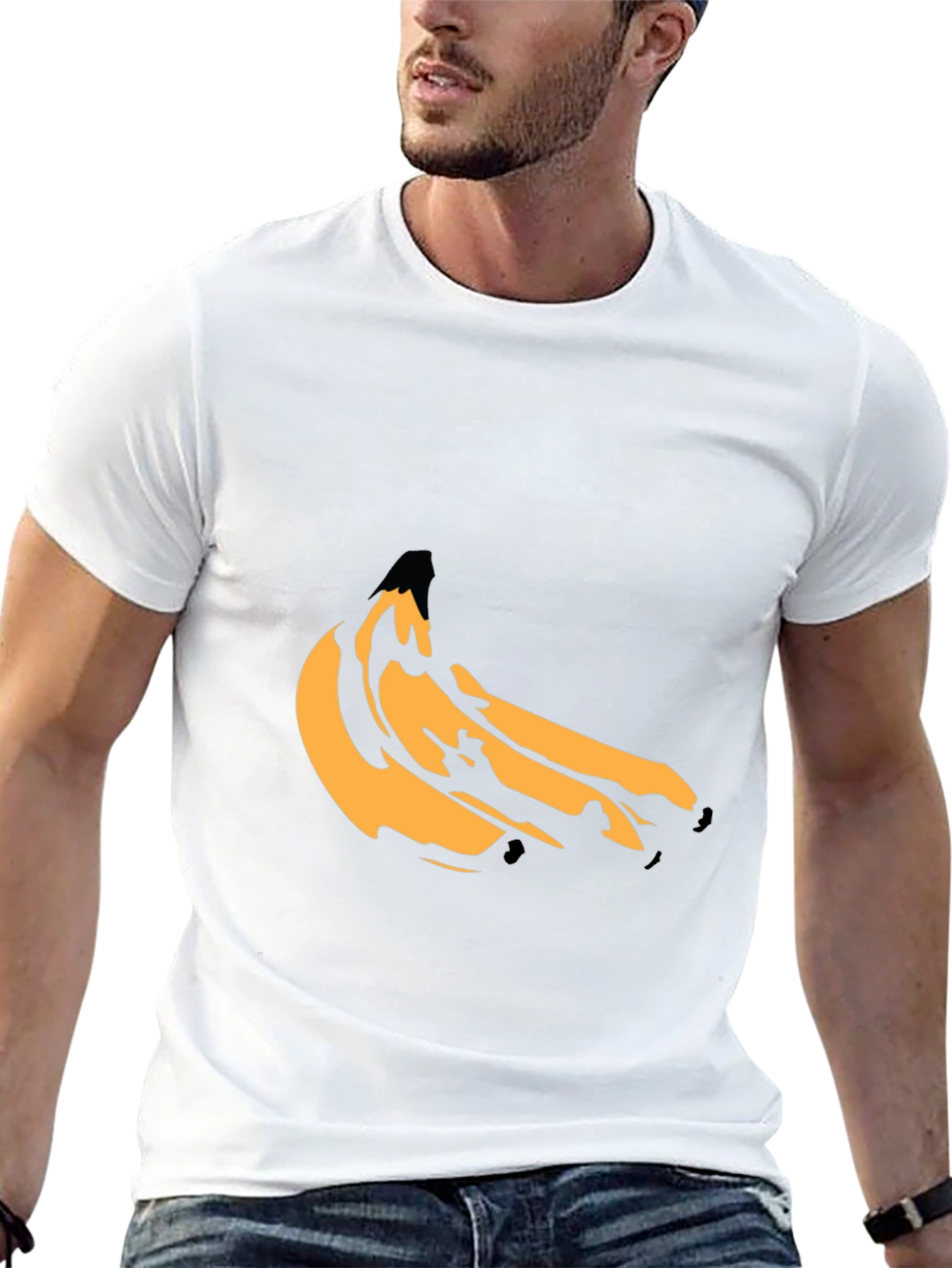 Banana Graphic Black T-Shirt