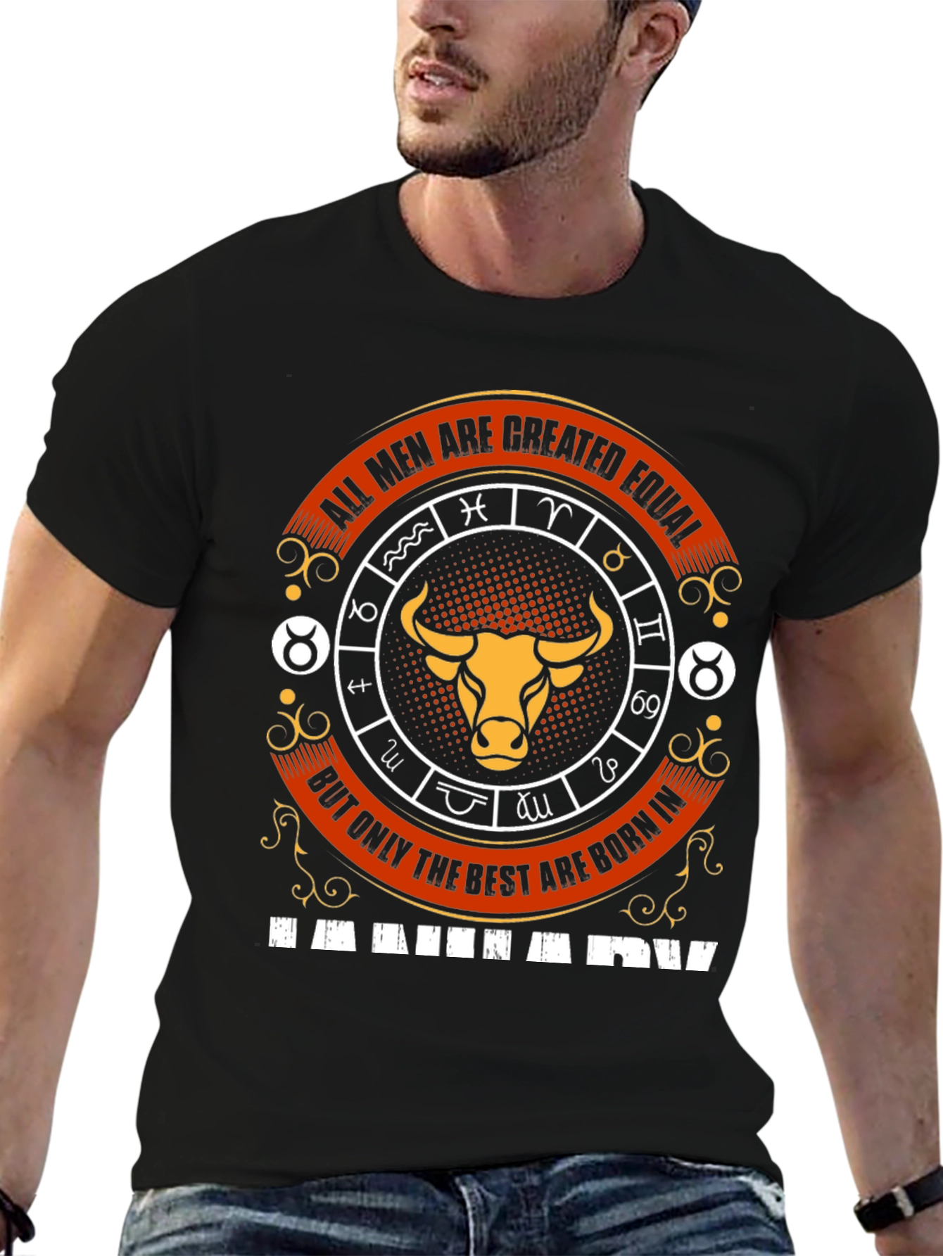 Taurus Zodiac T-Shirt - All Men Are Created Equal