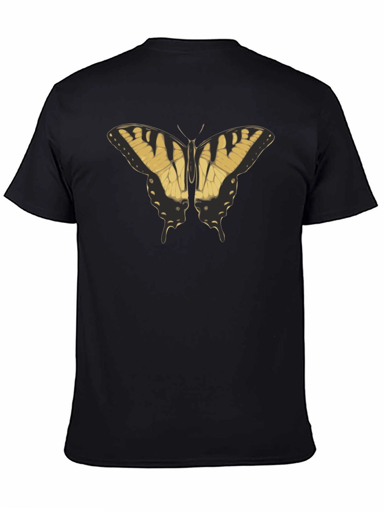 Butterfly Graphic Black T-Shirt