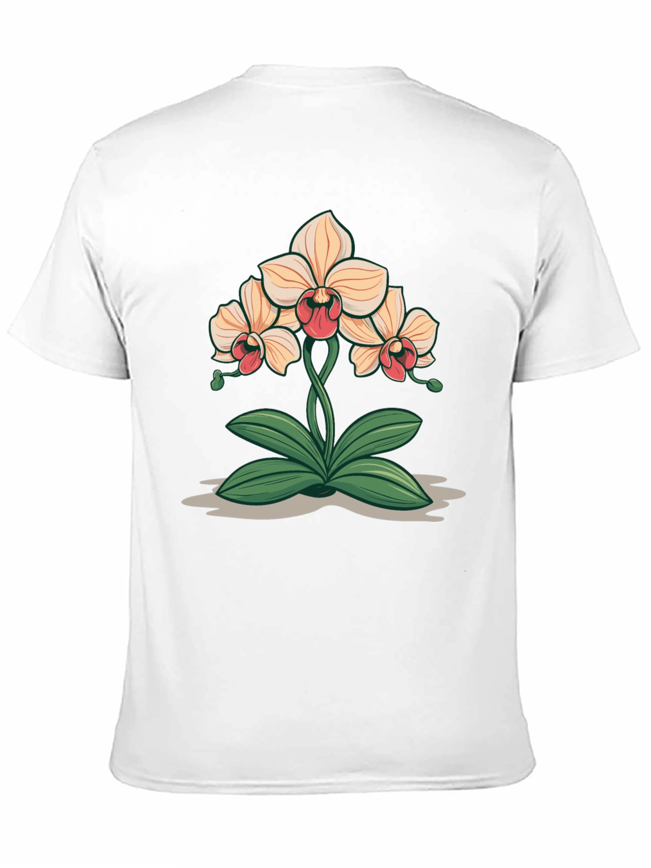 Orchid Graphic Black T-Shirt