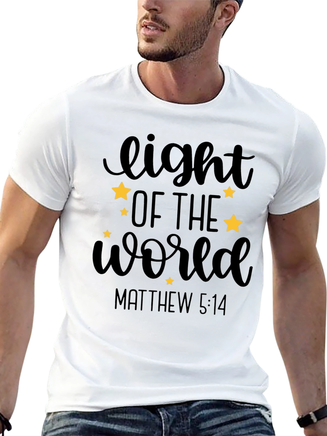 Light of the World Matthew 5:14 Graphic Tee