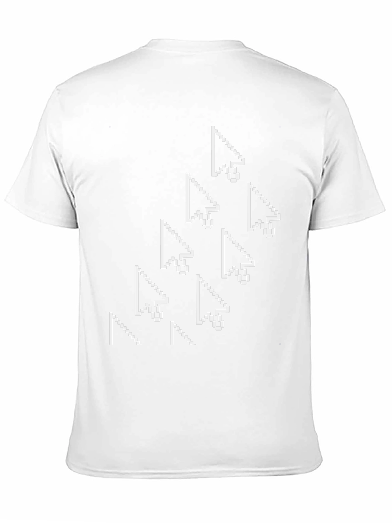 Pixel Cursor Arrow T-Shirt - Black