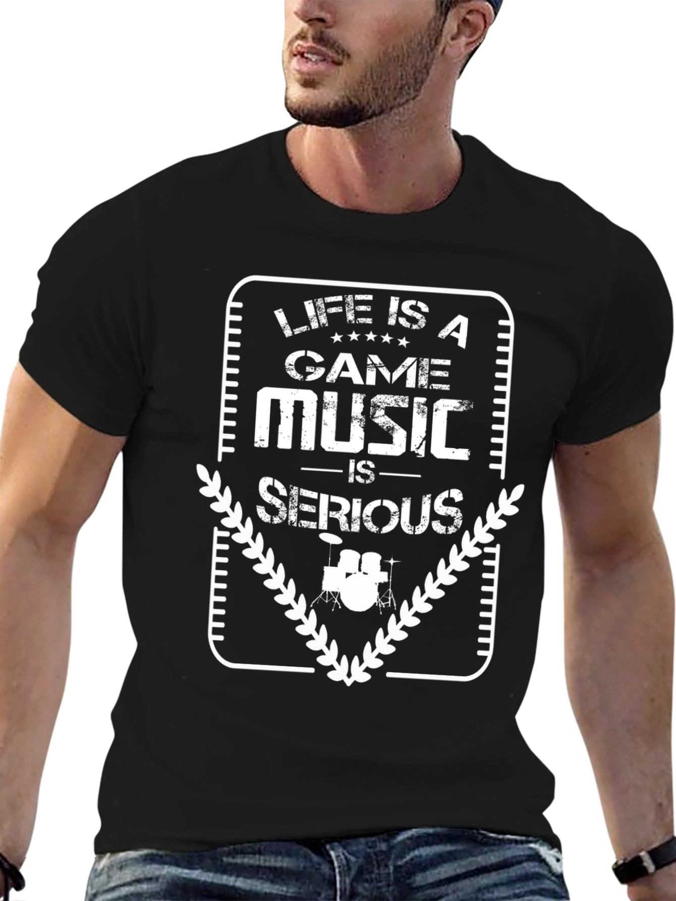 Life is a Game Music is Serious T-Shirt