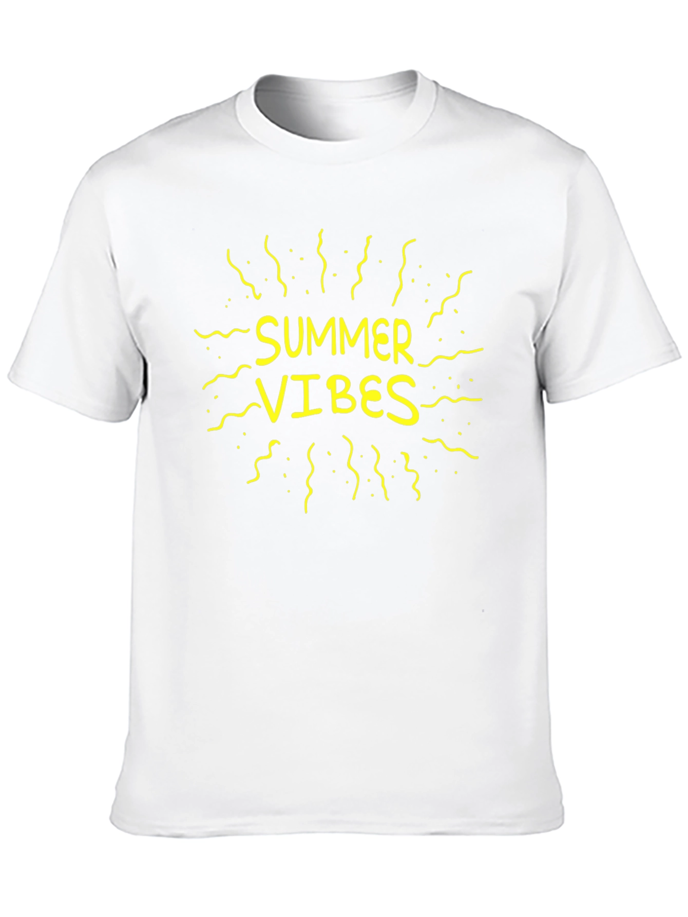 Summer Vibes Black Graphic Tee
