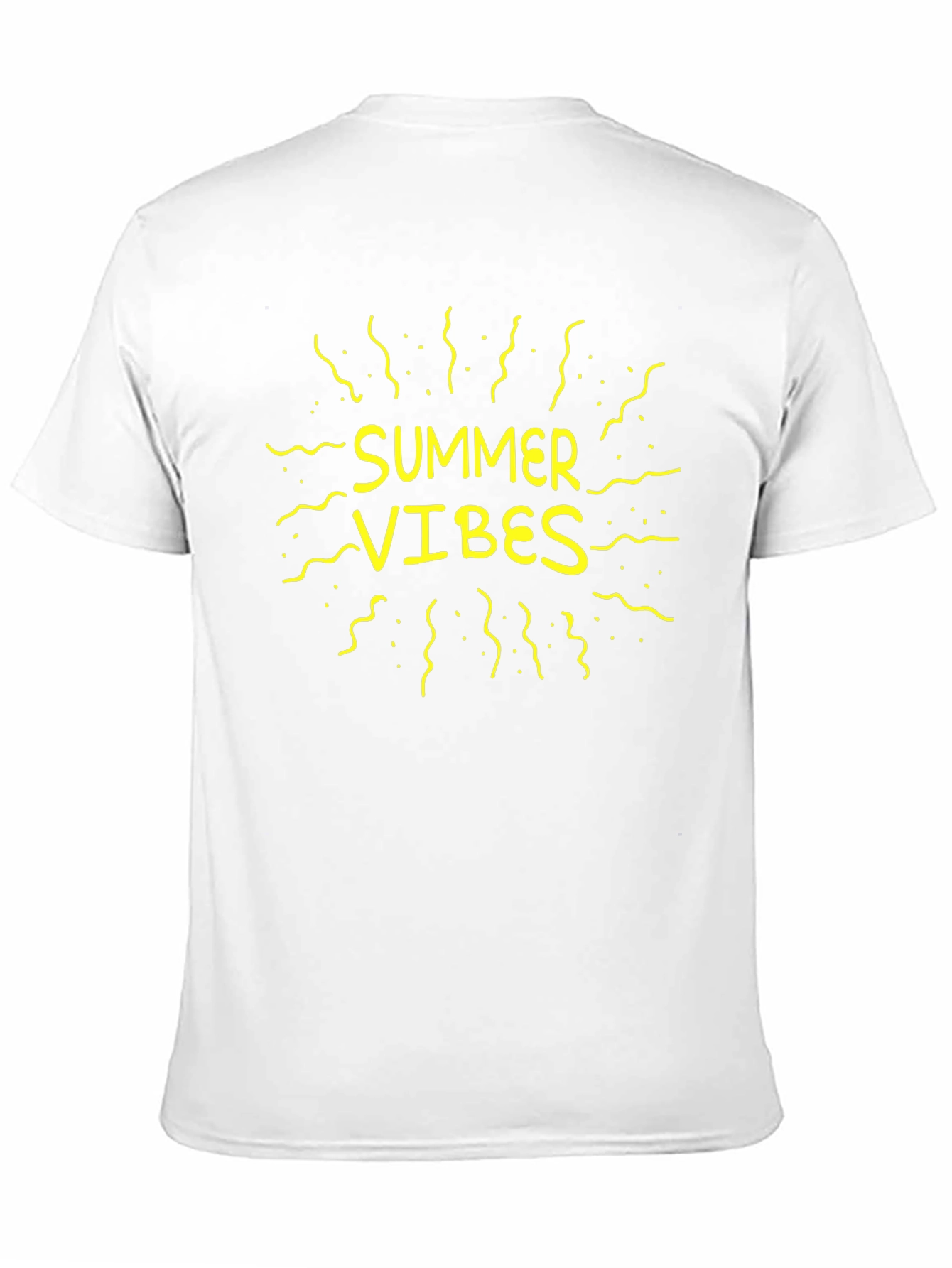Summer Vibes Black Graphic Tee