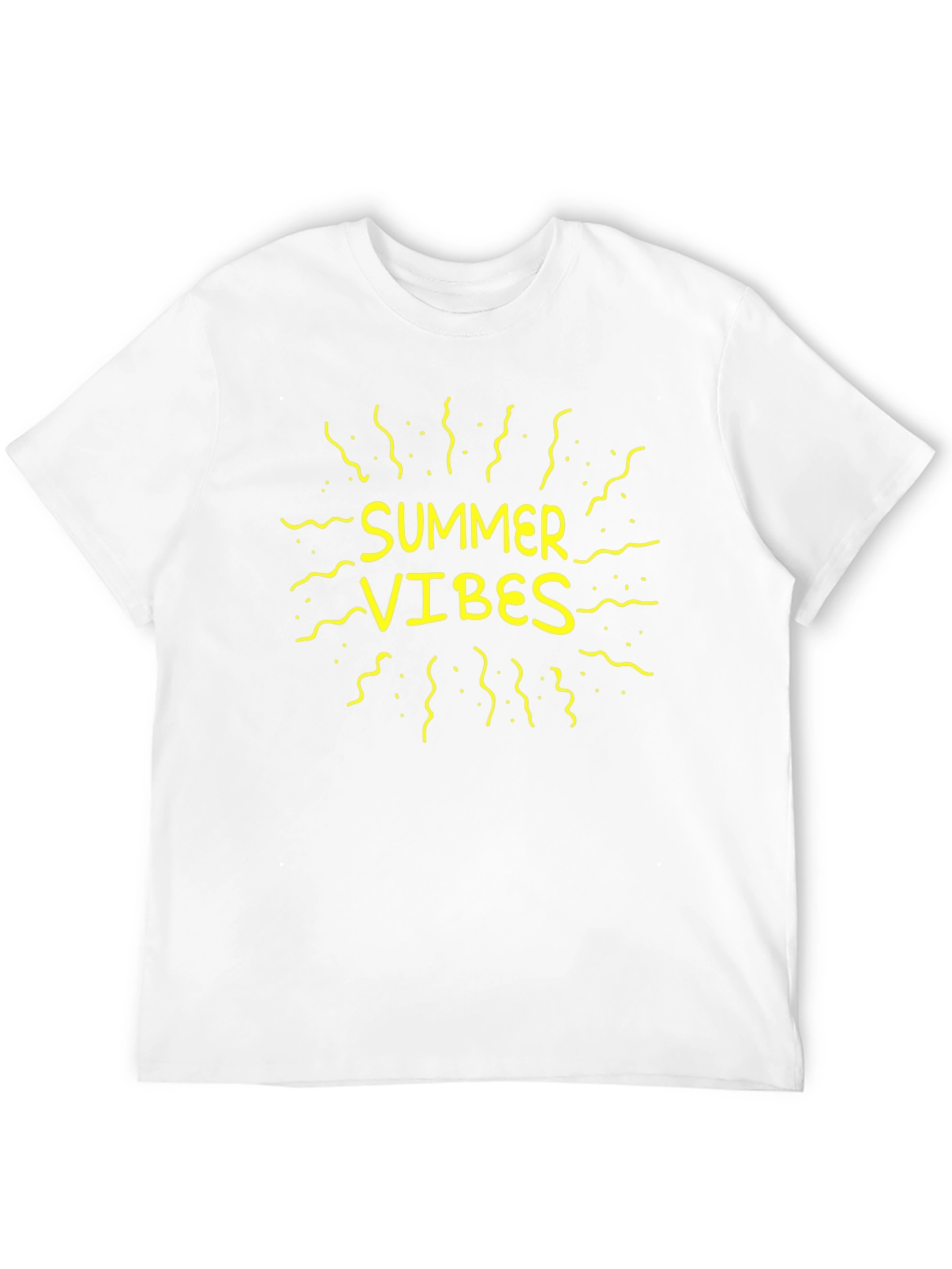 Summer Vibes Black Graphic Tee