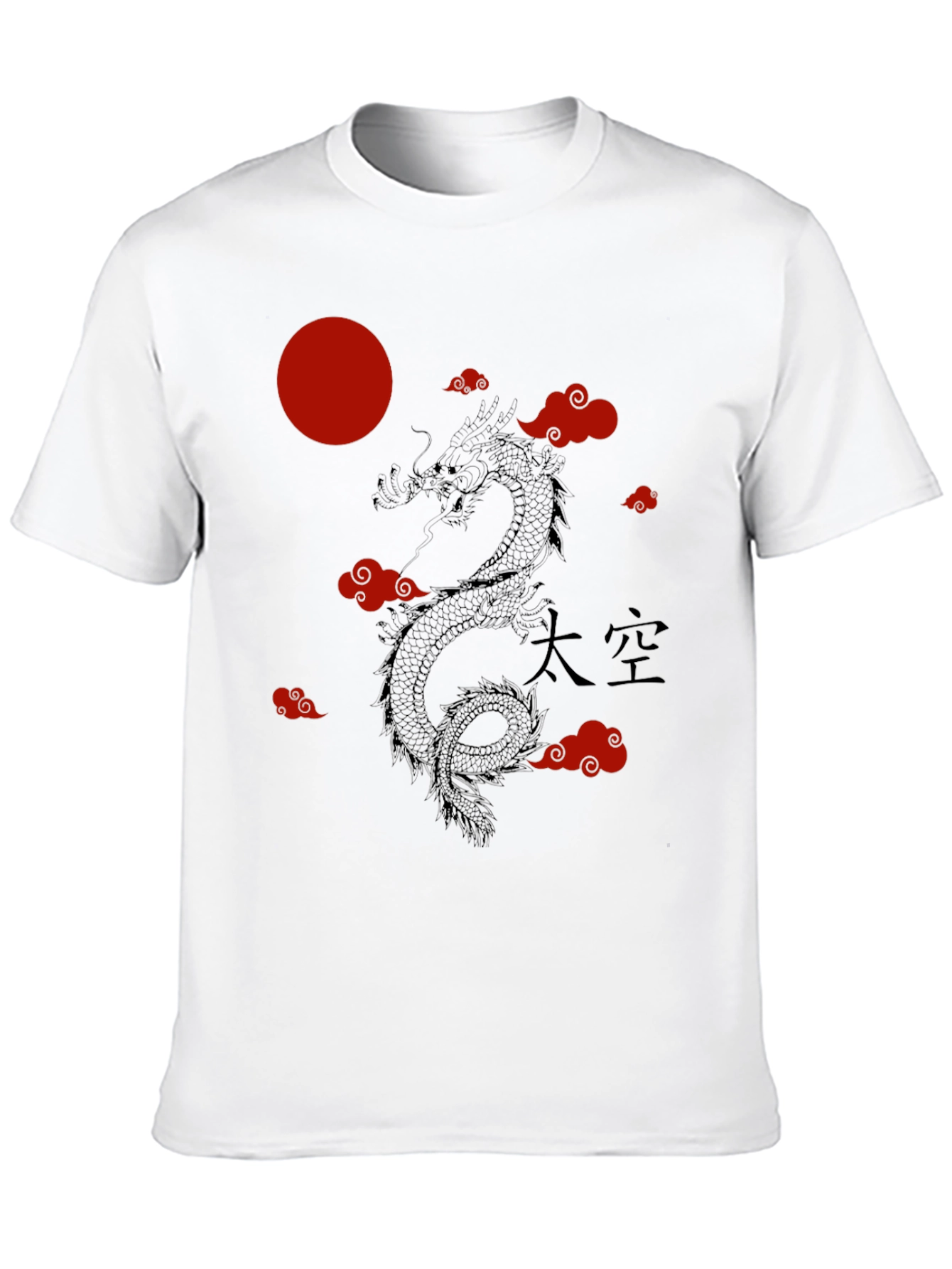 Dragon Cloud Graphic Tee - Black