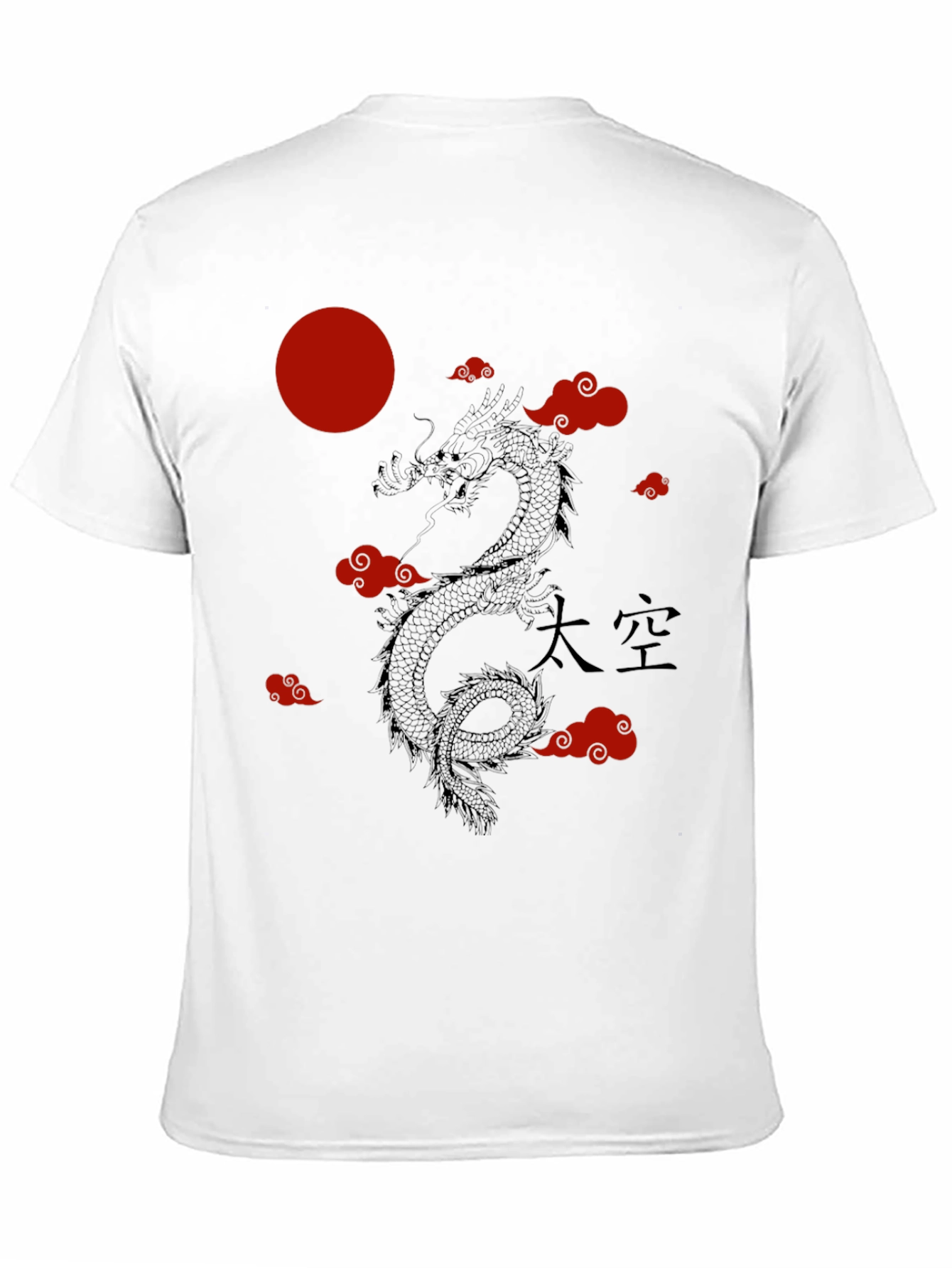 Dragon Cloud Graphic Tee - Black