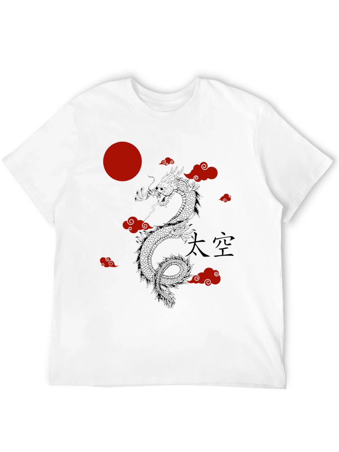 Dragon Cloud Graphic Tee - Black