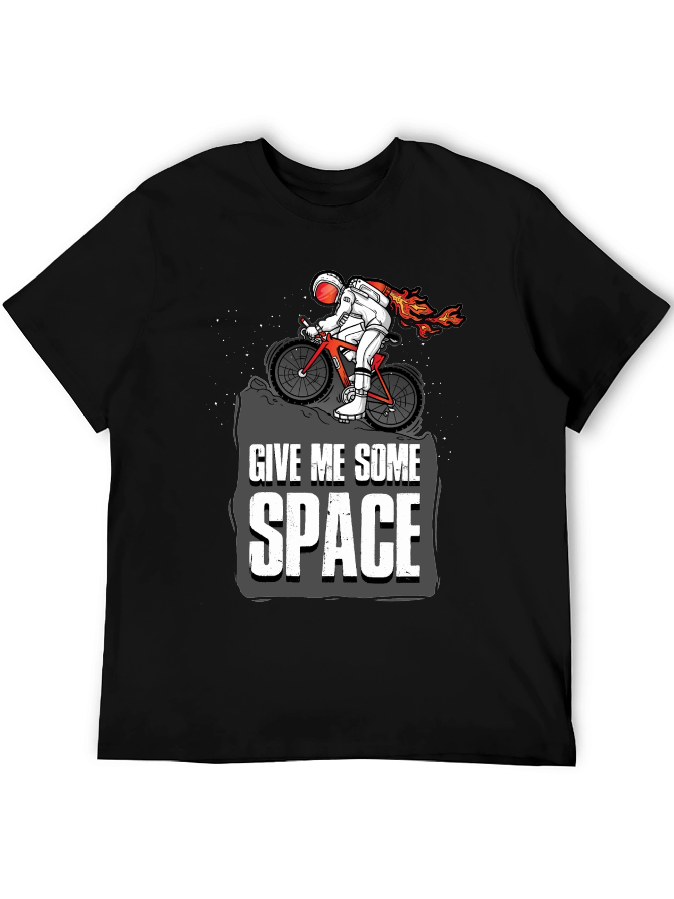 Give Me Some Space Astronaut Biking Graphic Tee