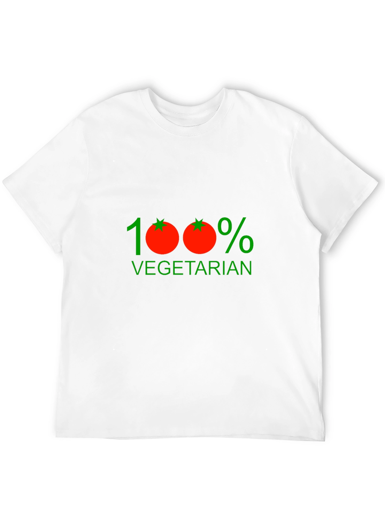 100% Vegetarian Graphic Tee - Black