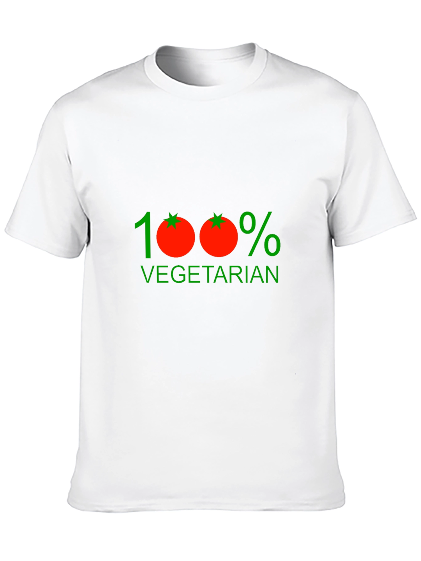 100% Vegetarian Graphic Tee - Black