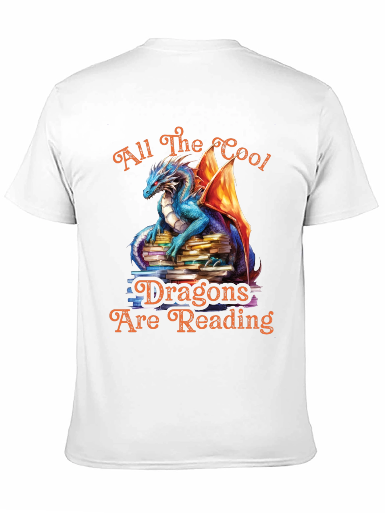 All The Cool Dragons Reading Graphic Tee