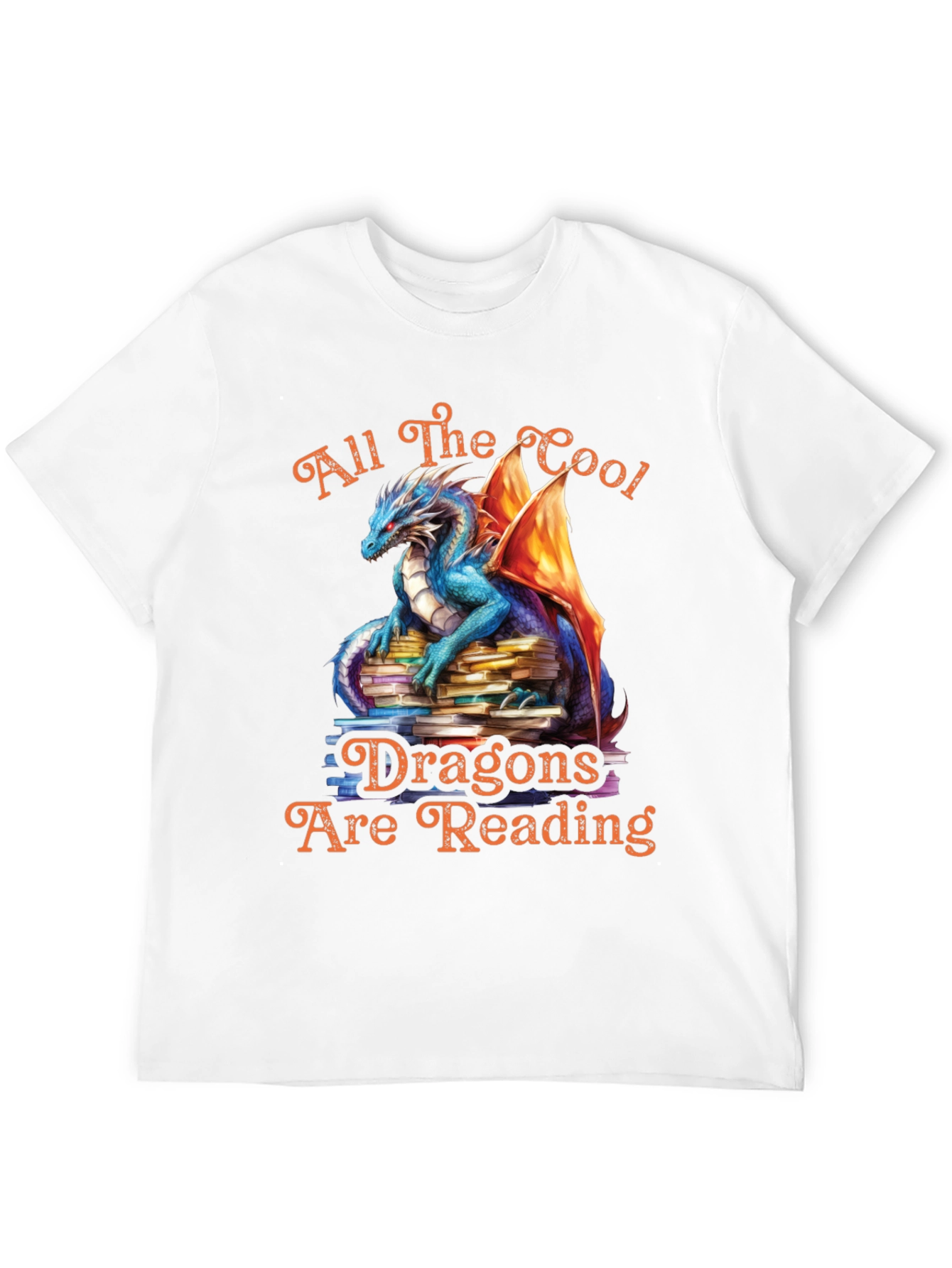 All The Cool Dragons Reading Graphic Tee