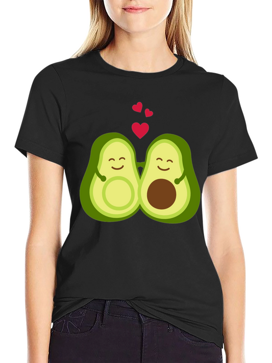 Avocado Love T-Shirt - Black