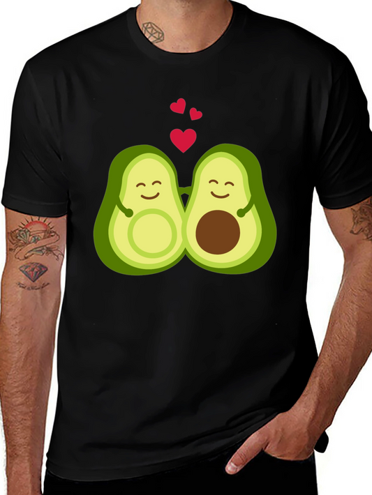Avocado Love T-Shirt - Black