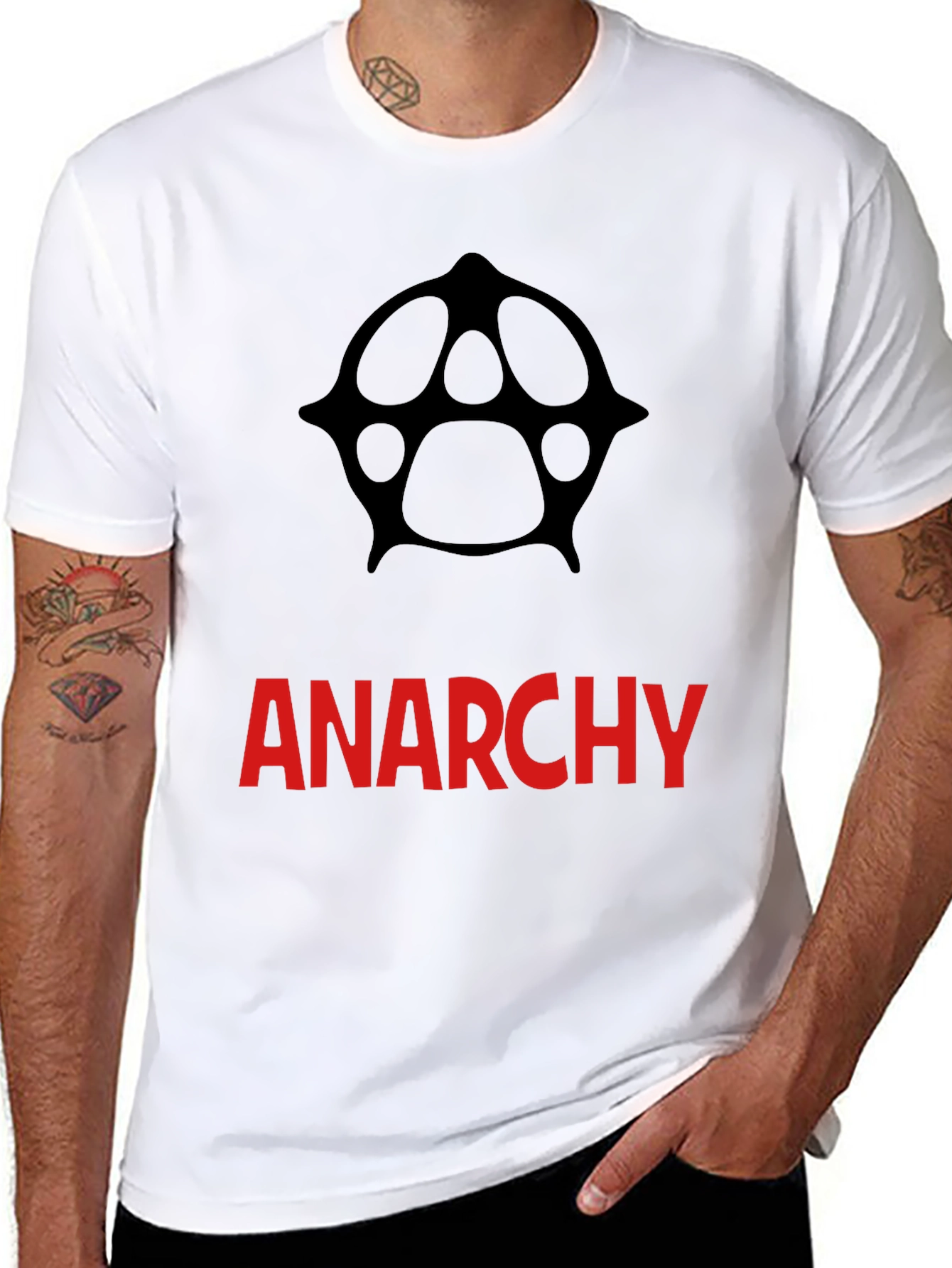 Anarchy Graphic Print Tee