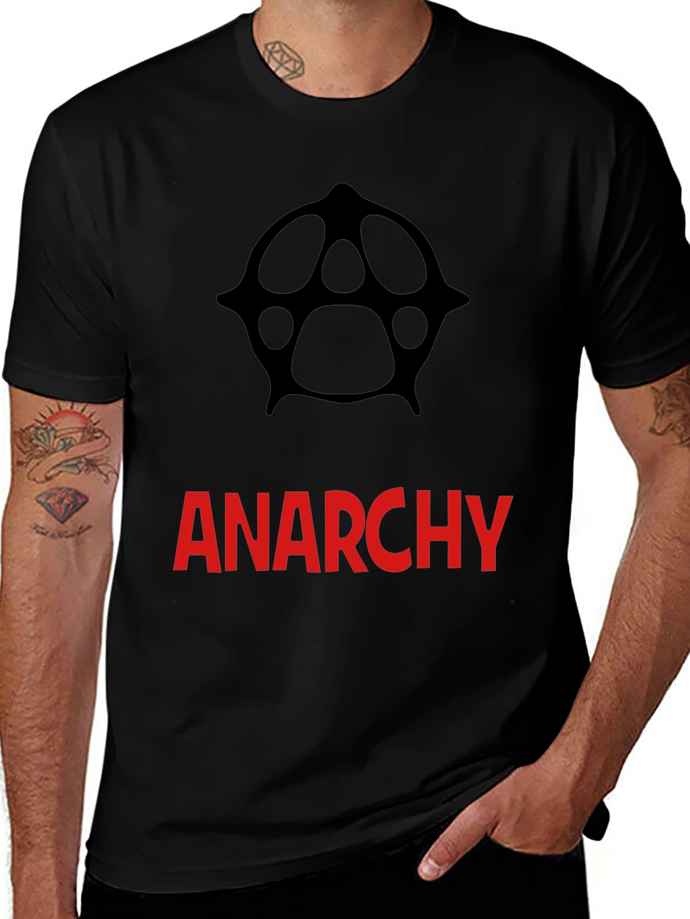 Anarchy Graphic Print Tee