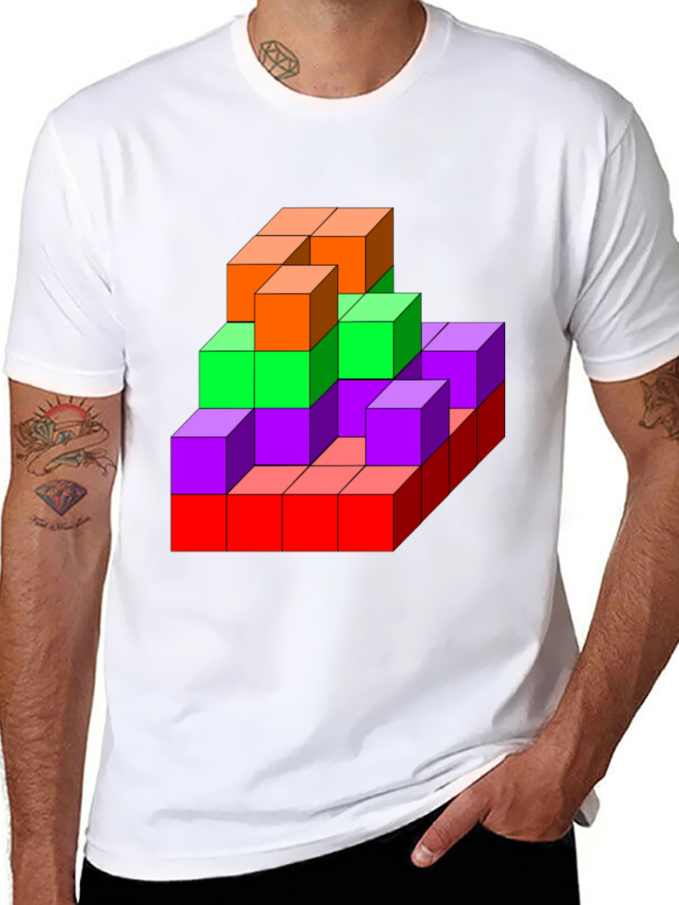 Colorful Cubes T-Shirt