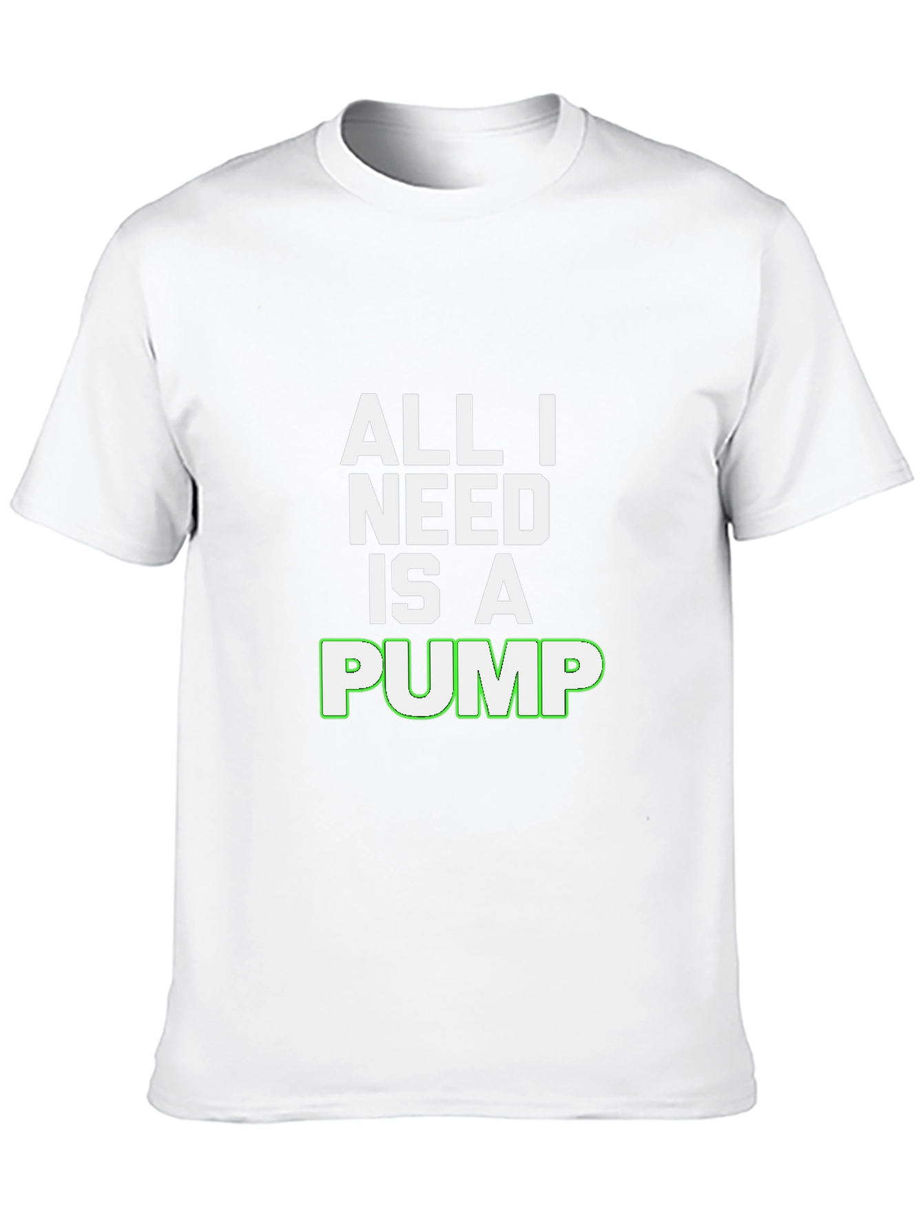 All I Need Is A Pump Black T-Shirt