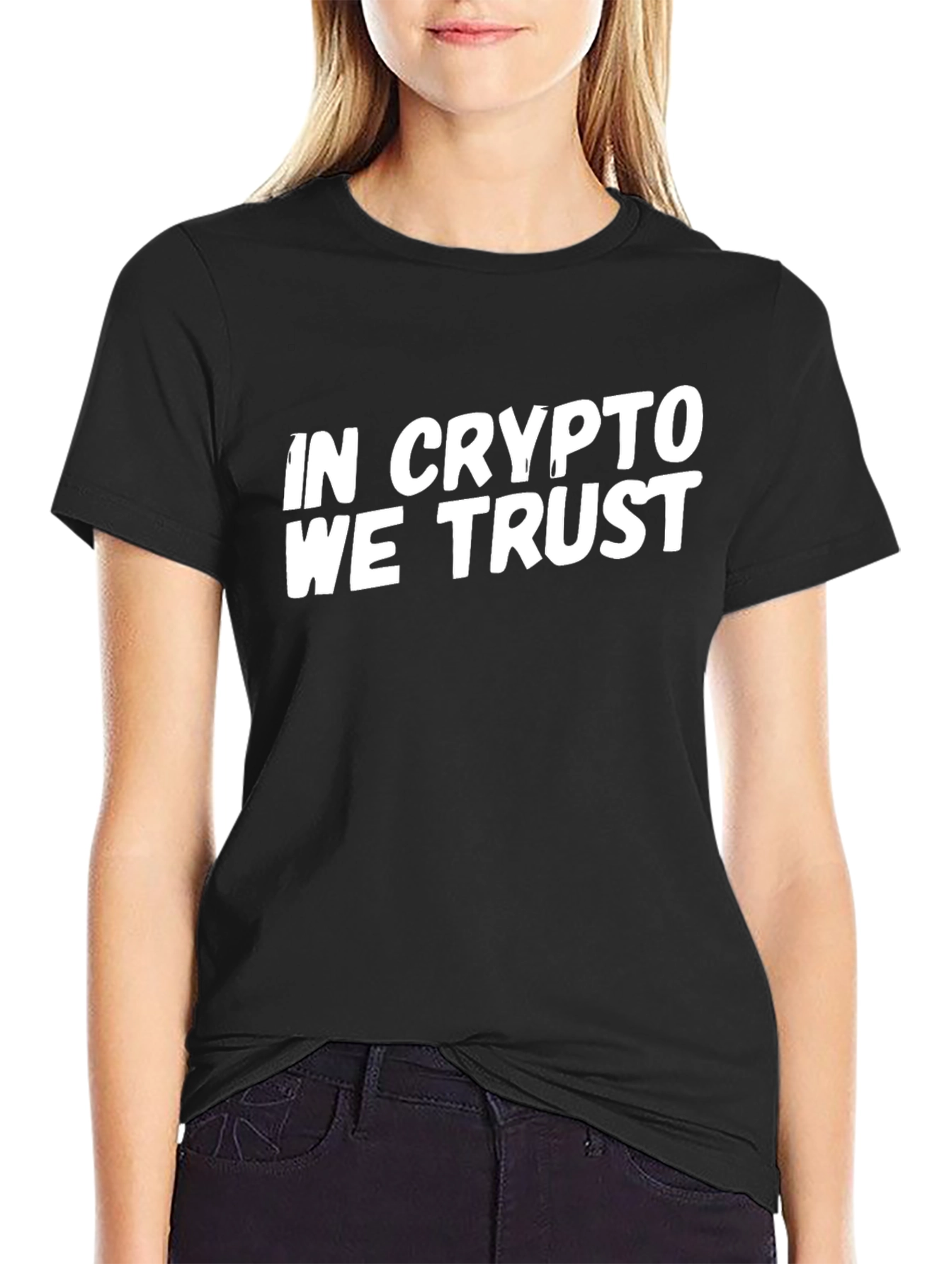 In Crypto We Trust Graphic Tee - Black