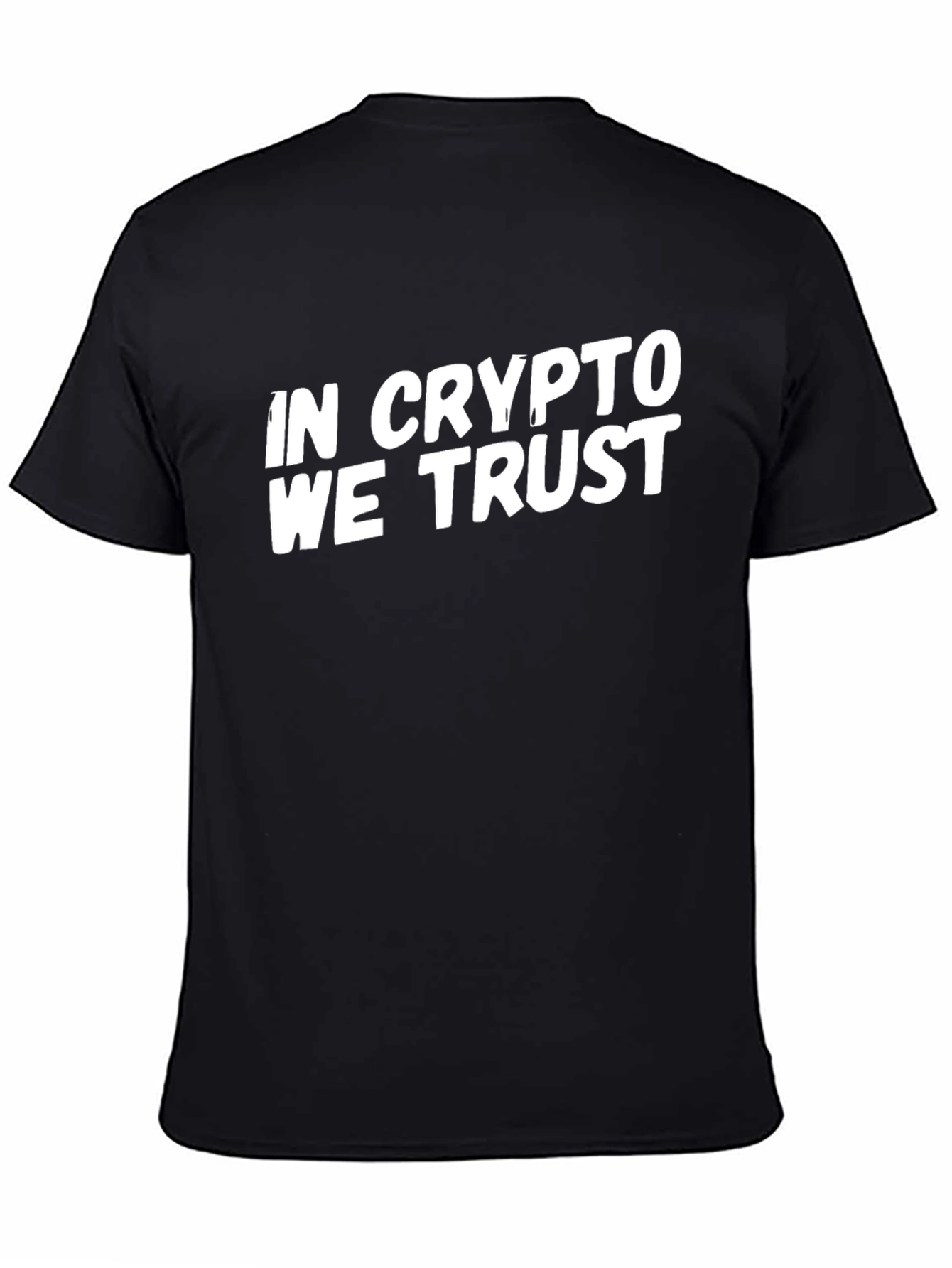 In Crypto We Trust Graphic Tee - Black
