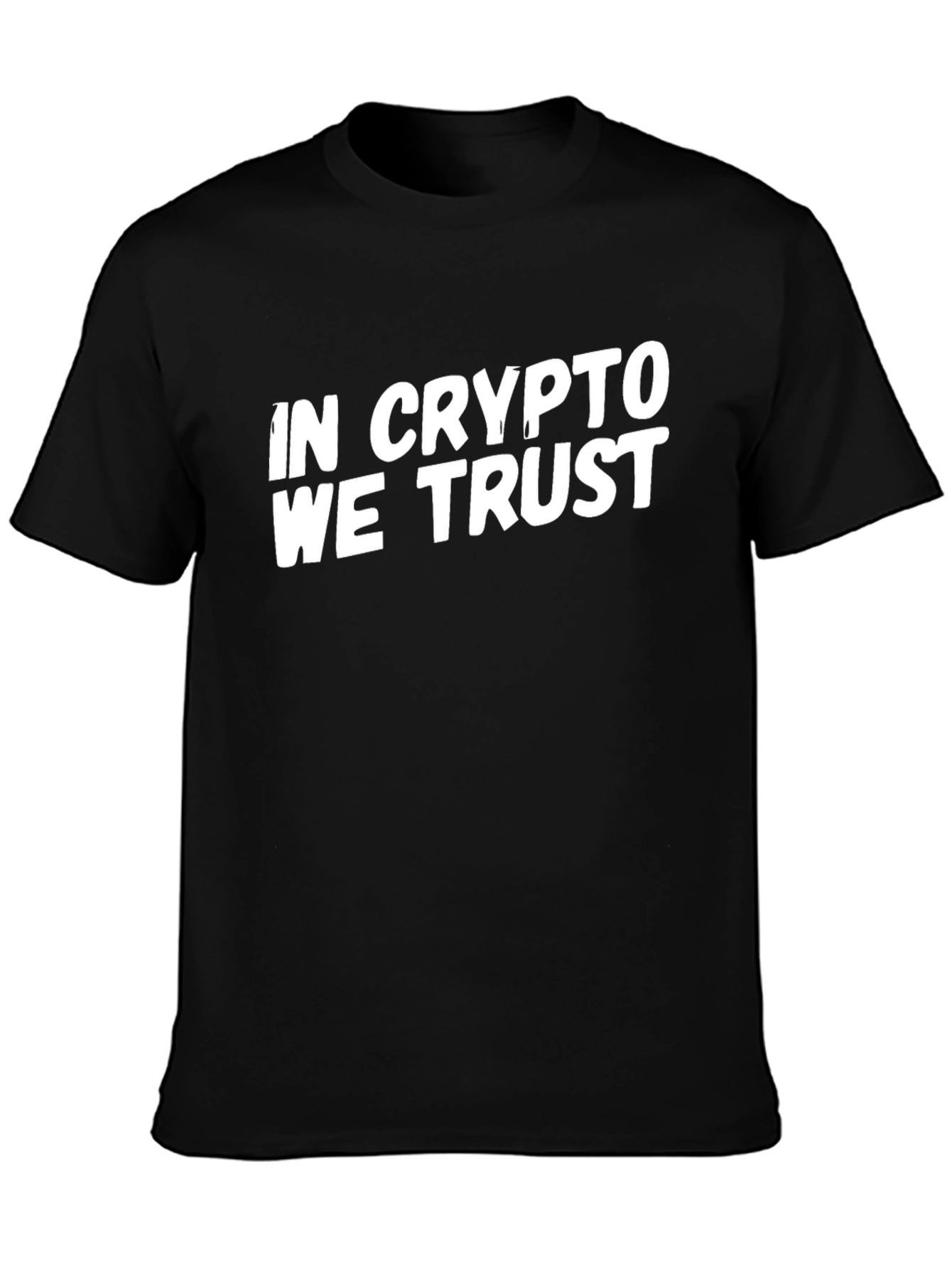 In Crypto We Trust Graphic Tee - Black