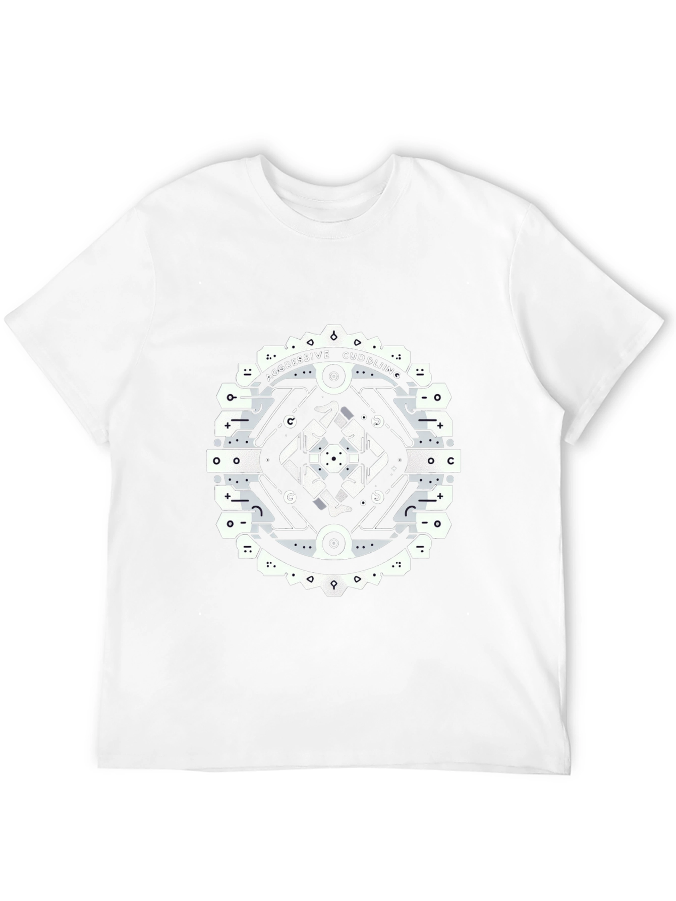 Aggressive Cuddling Graphic Tee - Black