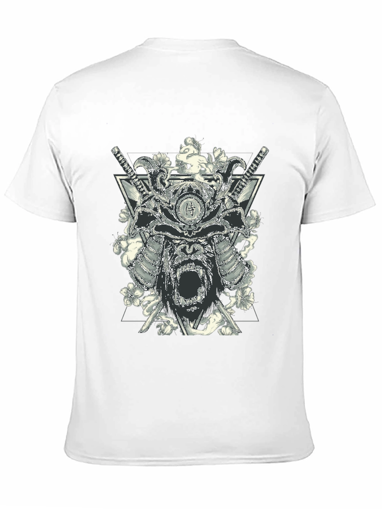 Samurai Gorilla Black Graphic T-Shirt