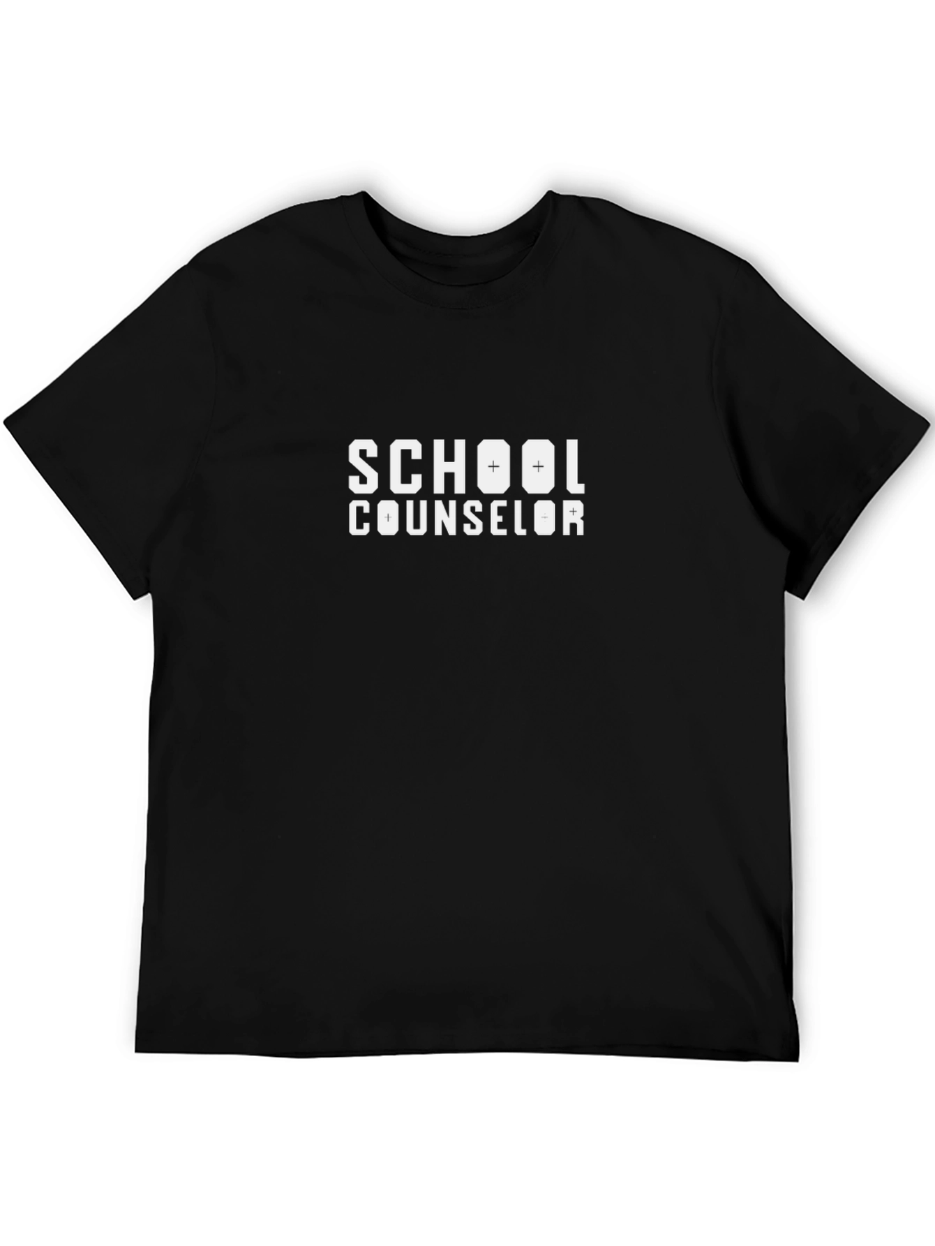 School Counselor Graphic Tee - Black Cotton T-Shirt