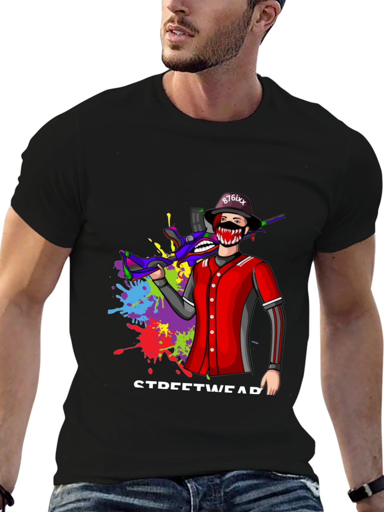 Edgy Streetwear Graphic Tee