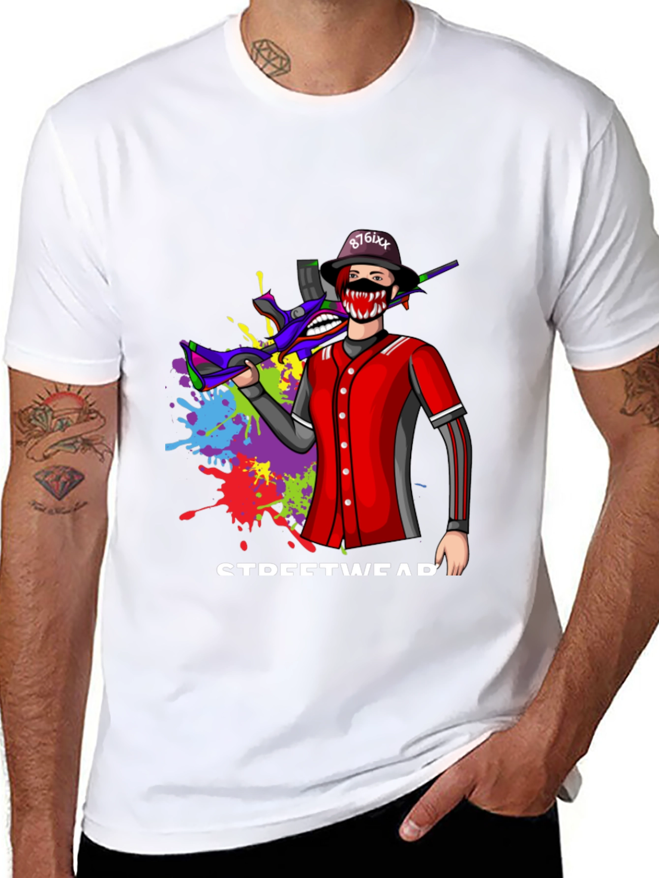 Edgy Streetwear Graphic Tee