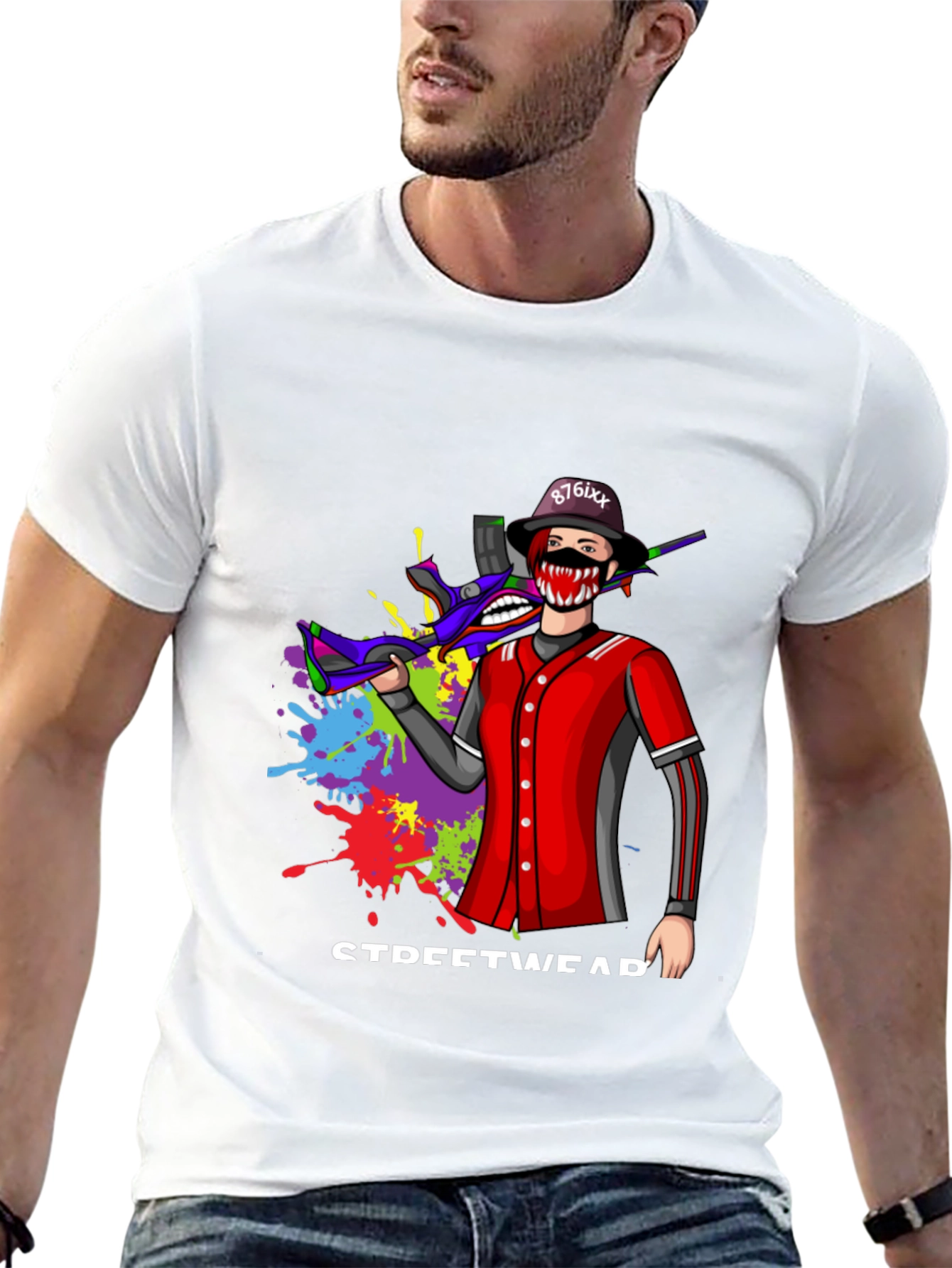 Edgy Streetwear Graphic Tee